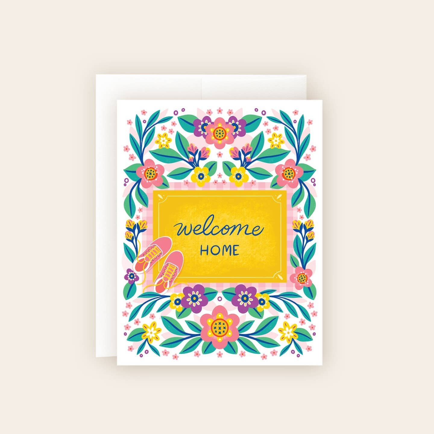Welcome Mat New Home Congratulations Card
