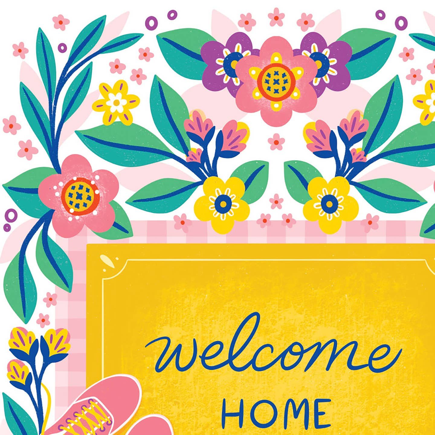Welcome Mat New Home Congratulations Card