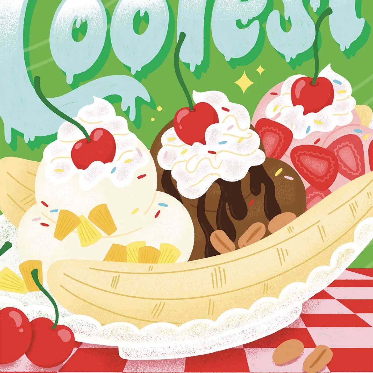 Banana Split Encouragement Card