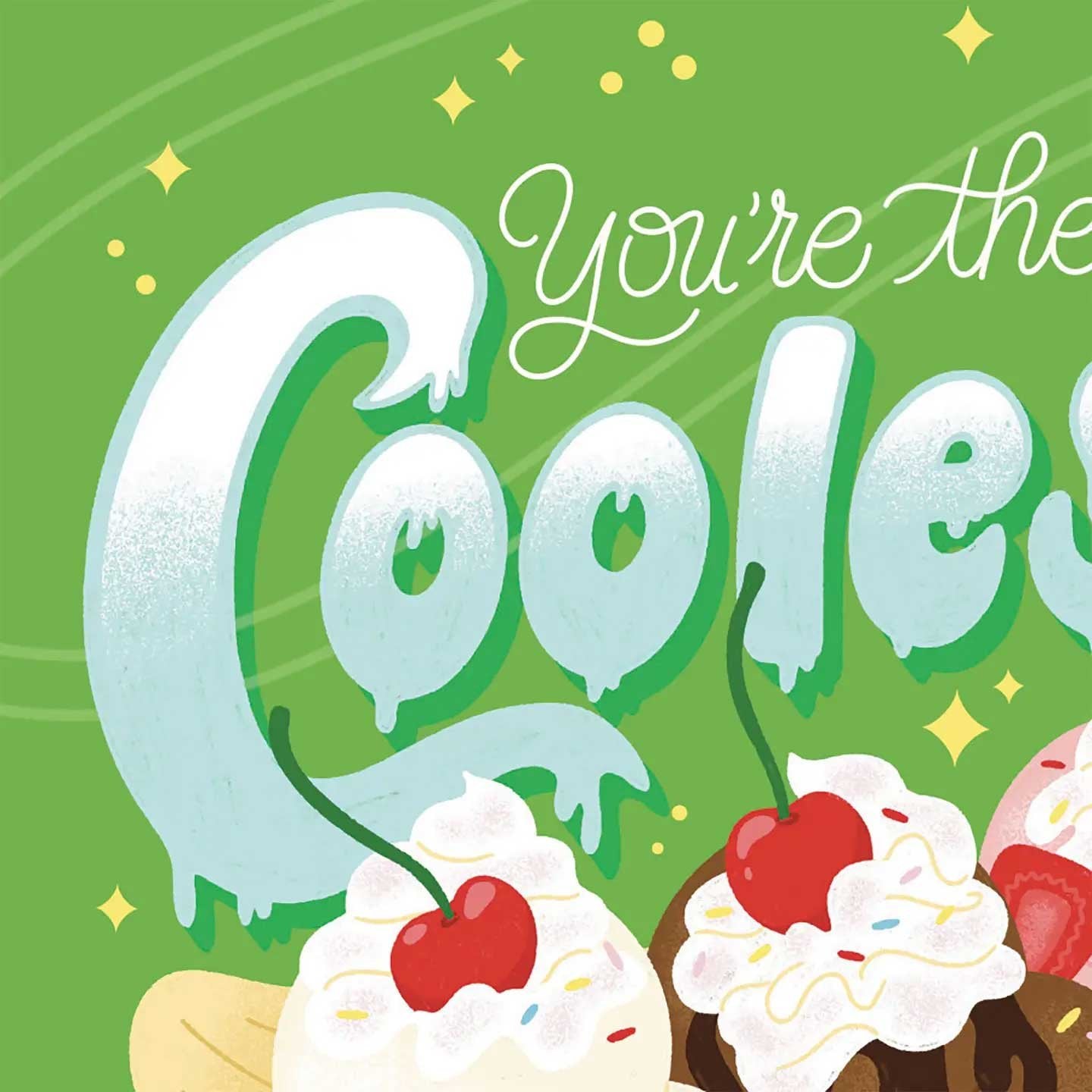 Banana Split Encouragement Card