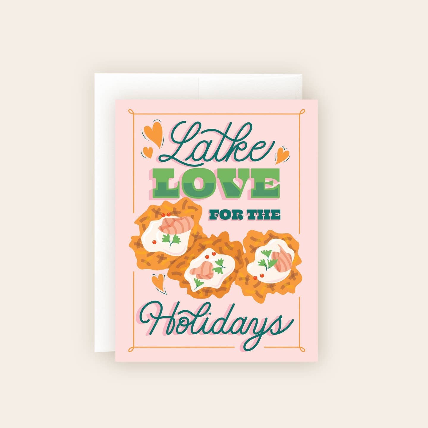 Latke Love Hanukkah Card