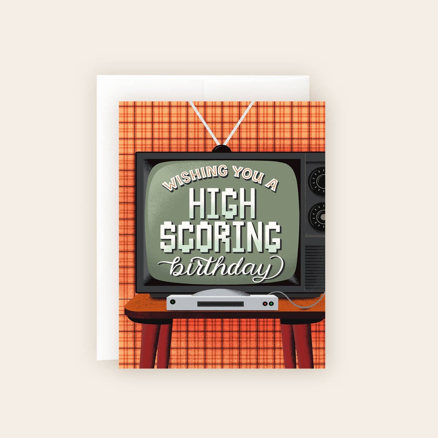 High Scoring Birthday Retro Gamer Card