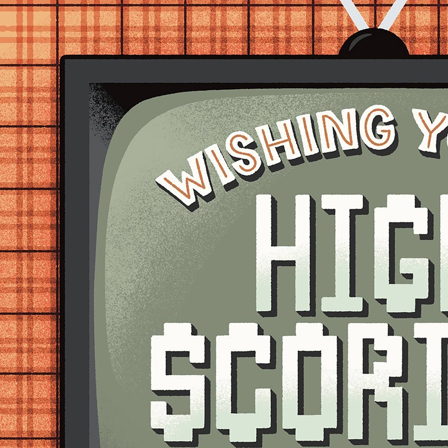 High Scoring Birthday Retro Gamer Card