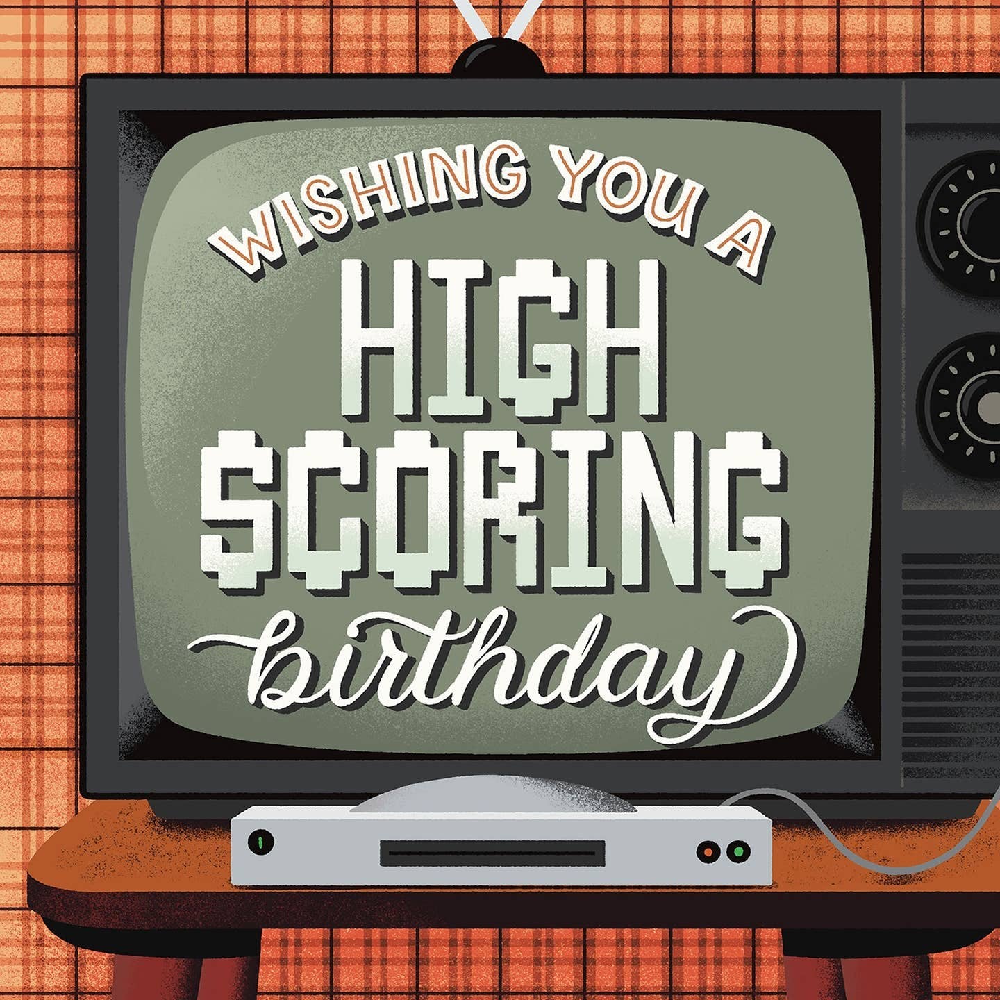 High Scoring Birthday Retro Gamer Card
