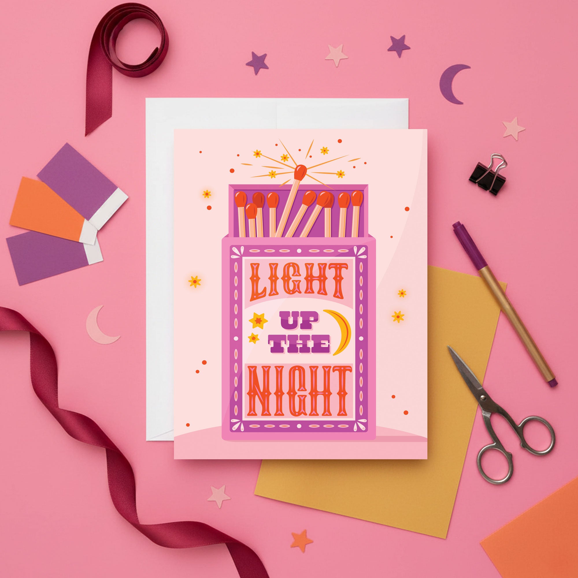Light up the Night Greeting Card