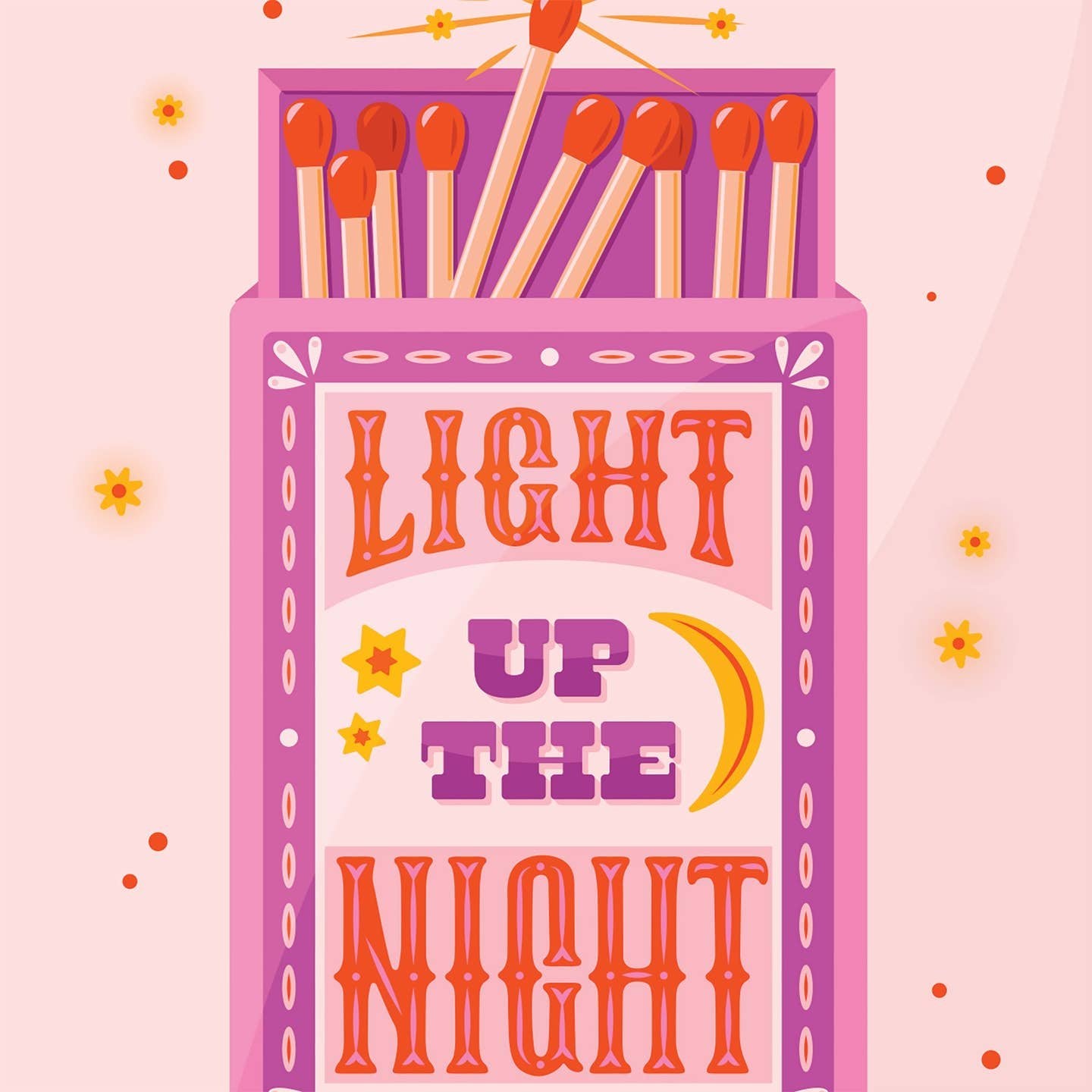 Light up the Night Greeting Card