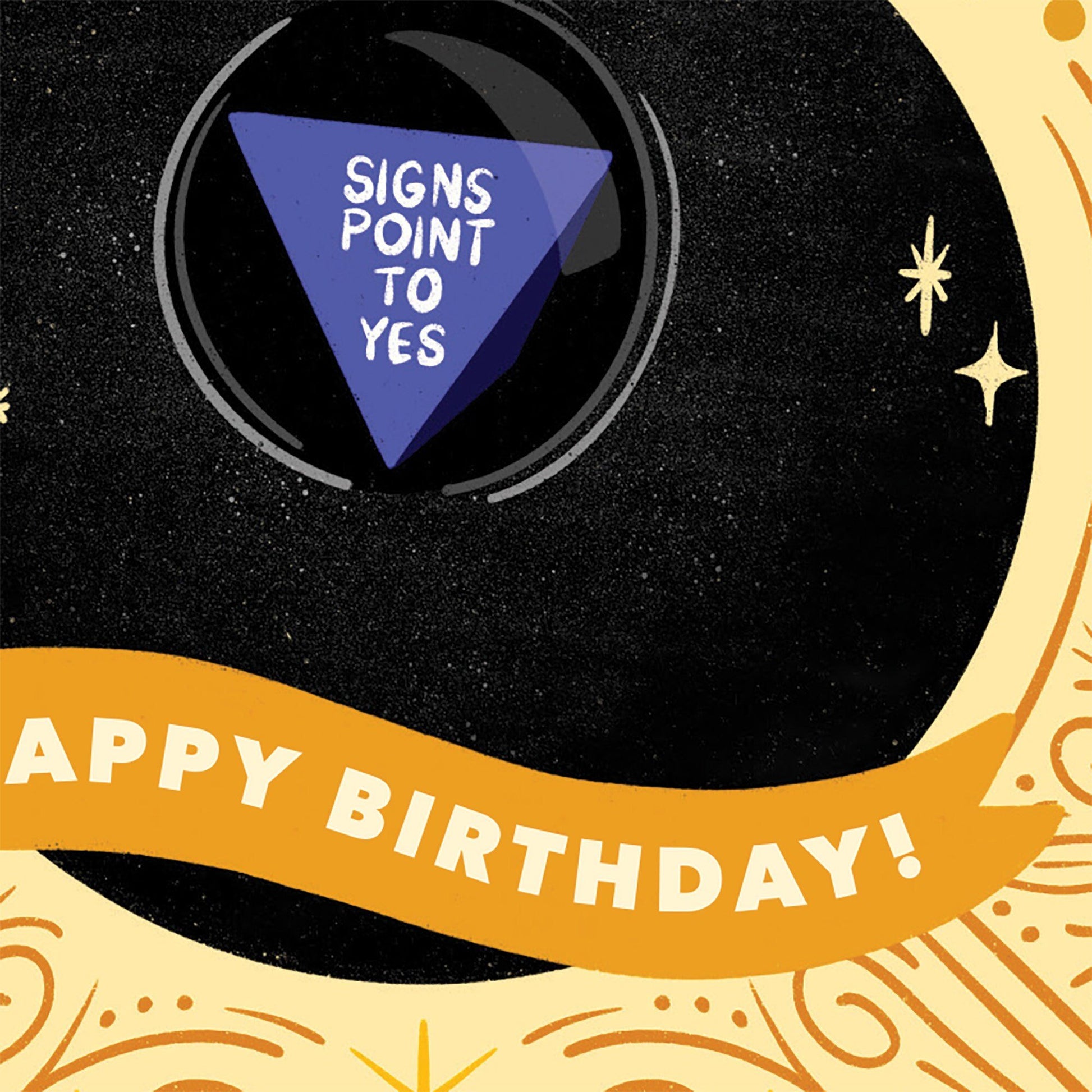 Magic Eight Ball Birthday Card