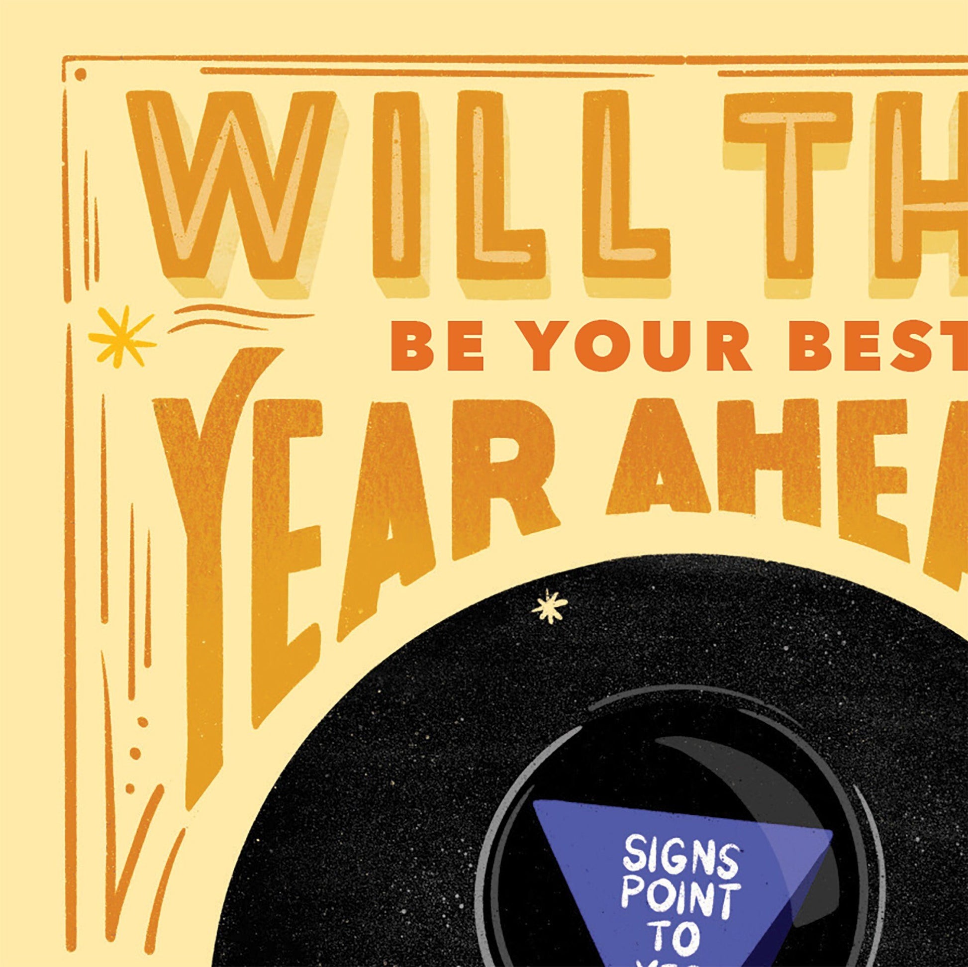 Magic Eight Ball Birthday Card