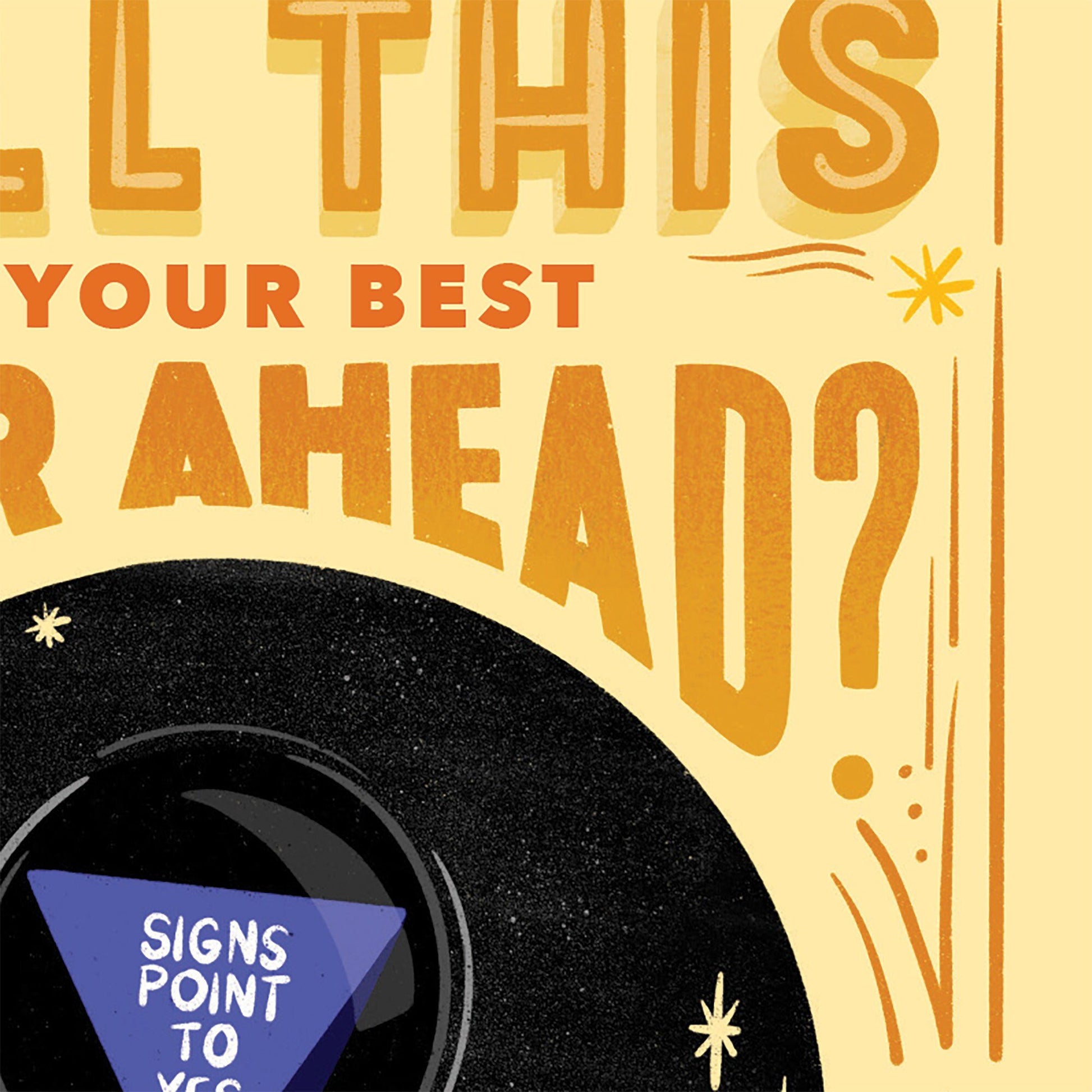 Magic Eight Ball Birthday Card