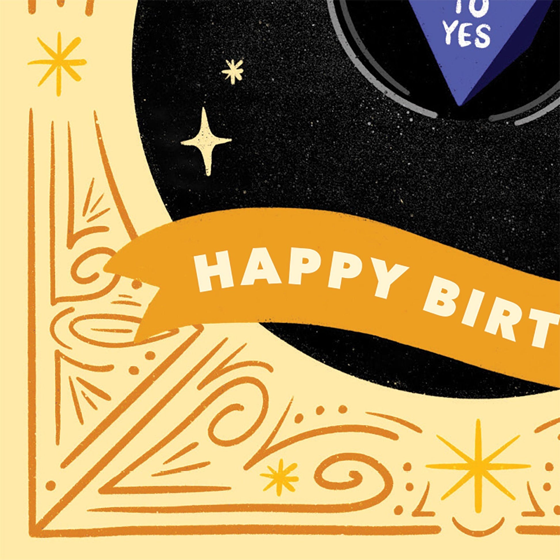Magic Eight Ball Birthday Card