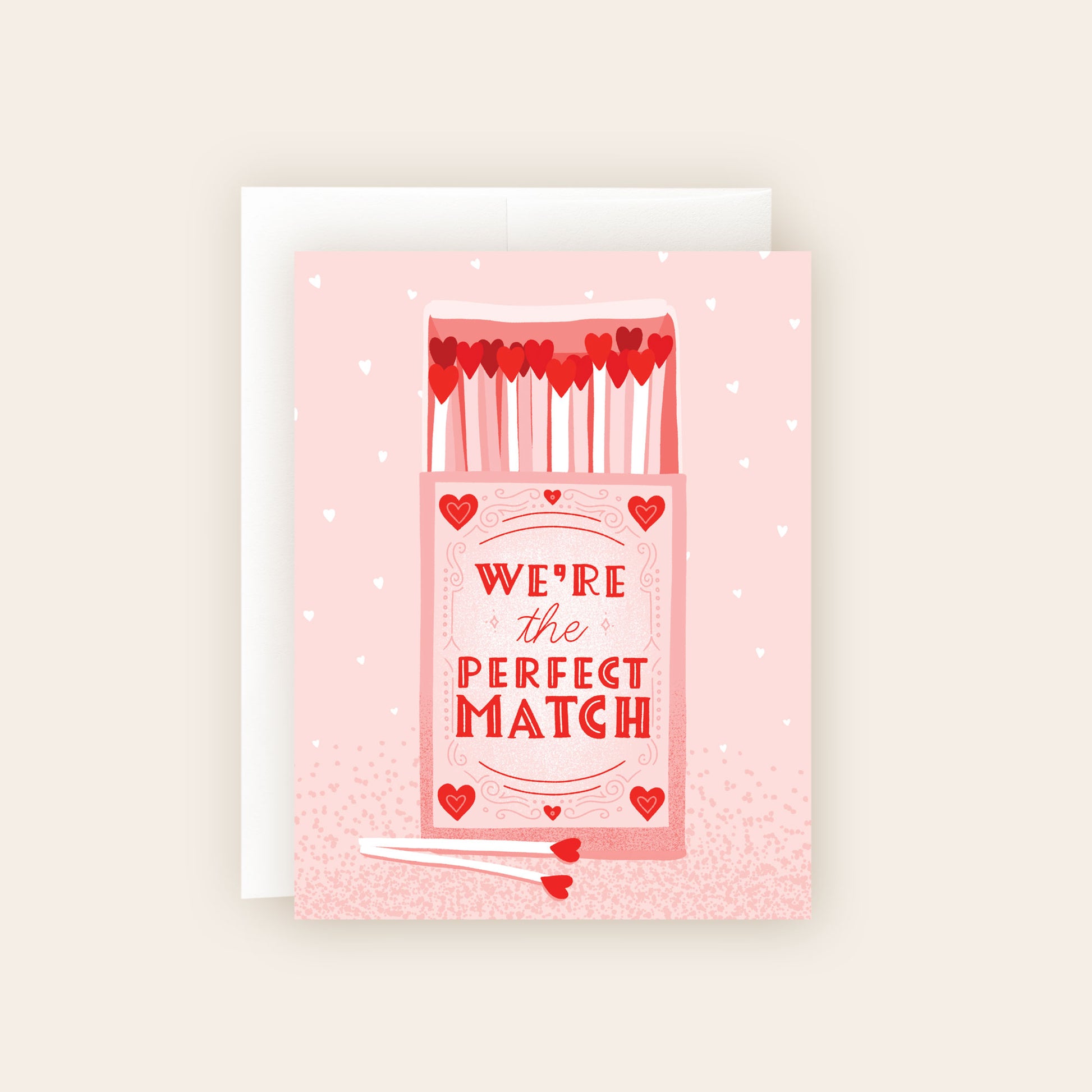 Perfect Match Valentine’s Heart Matchbox Card