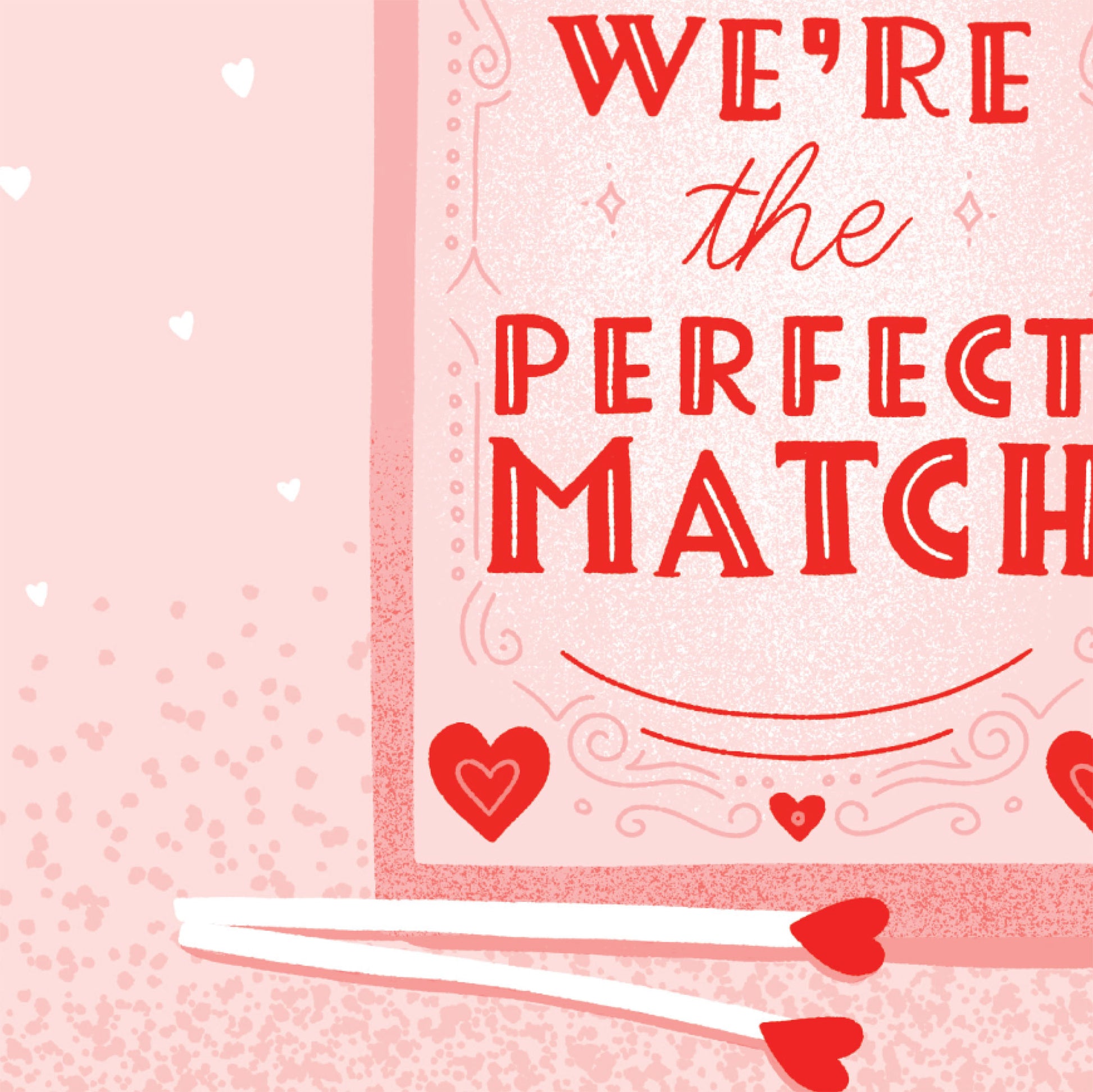 Perfect Match Valentine’s Heart Matchbox Card