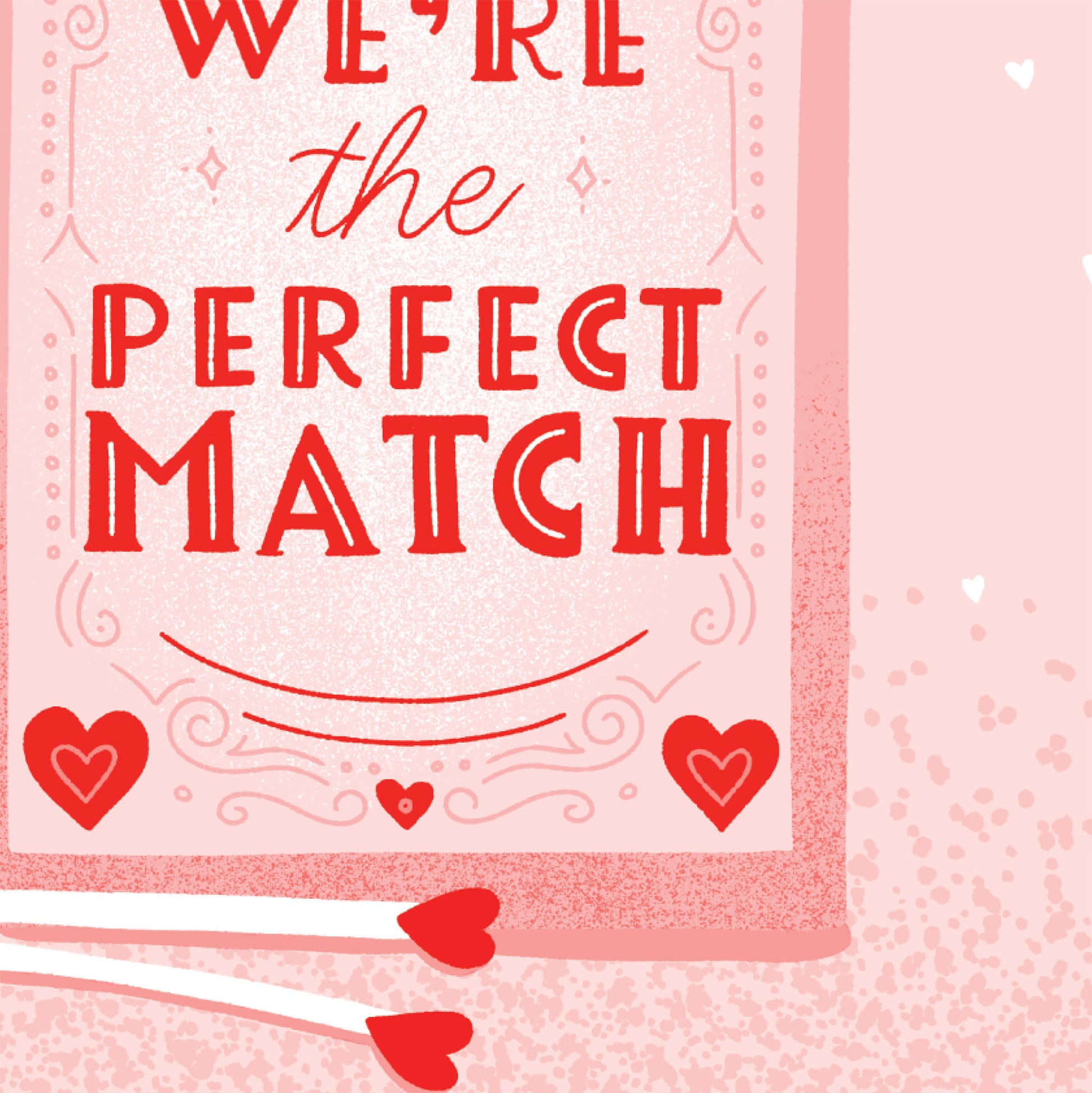 Perfect Match Valentine’s Heart Matchbox Card