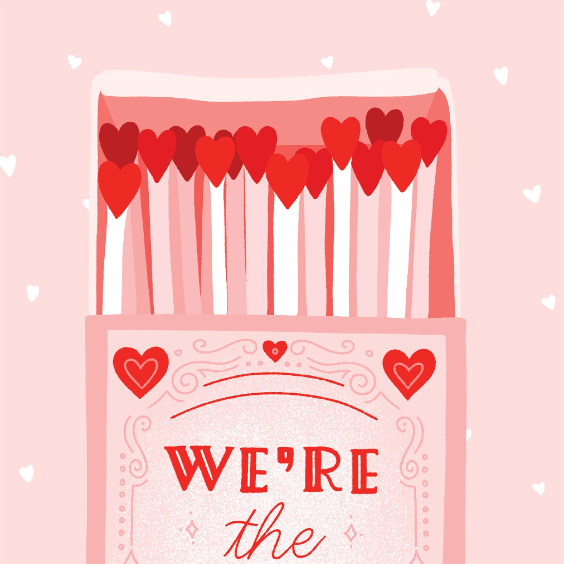 Perfect Match Valentine’s Heart Matchbox Card
