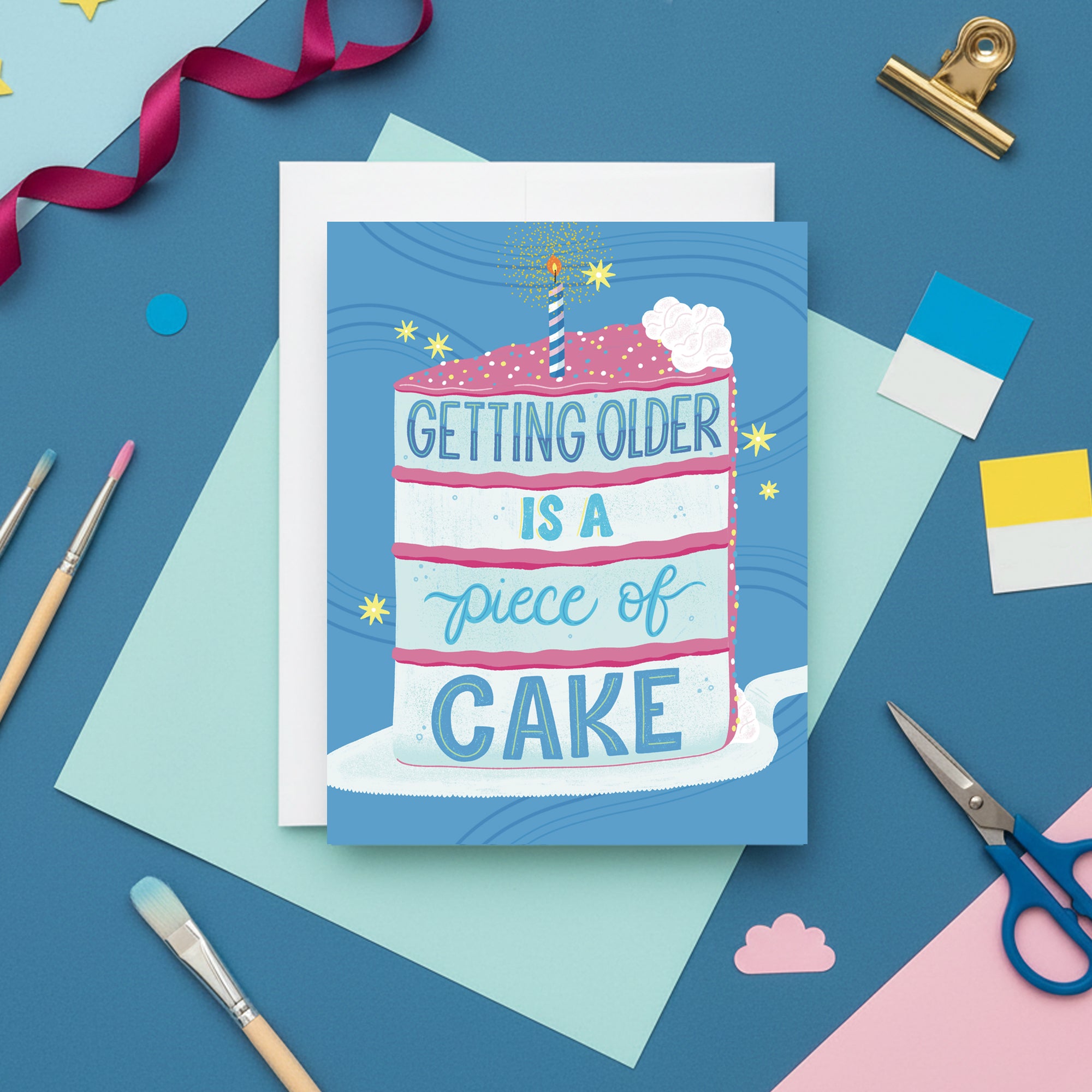 Piece of Cake Birthday Card
