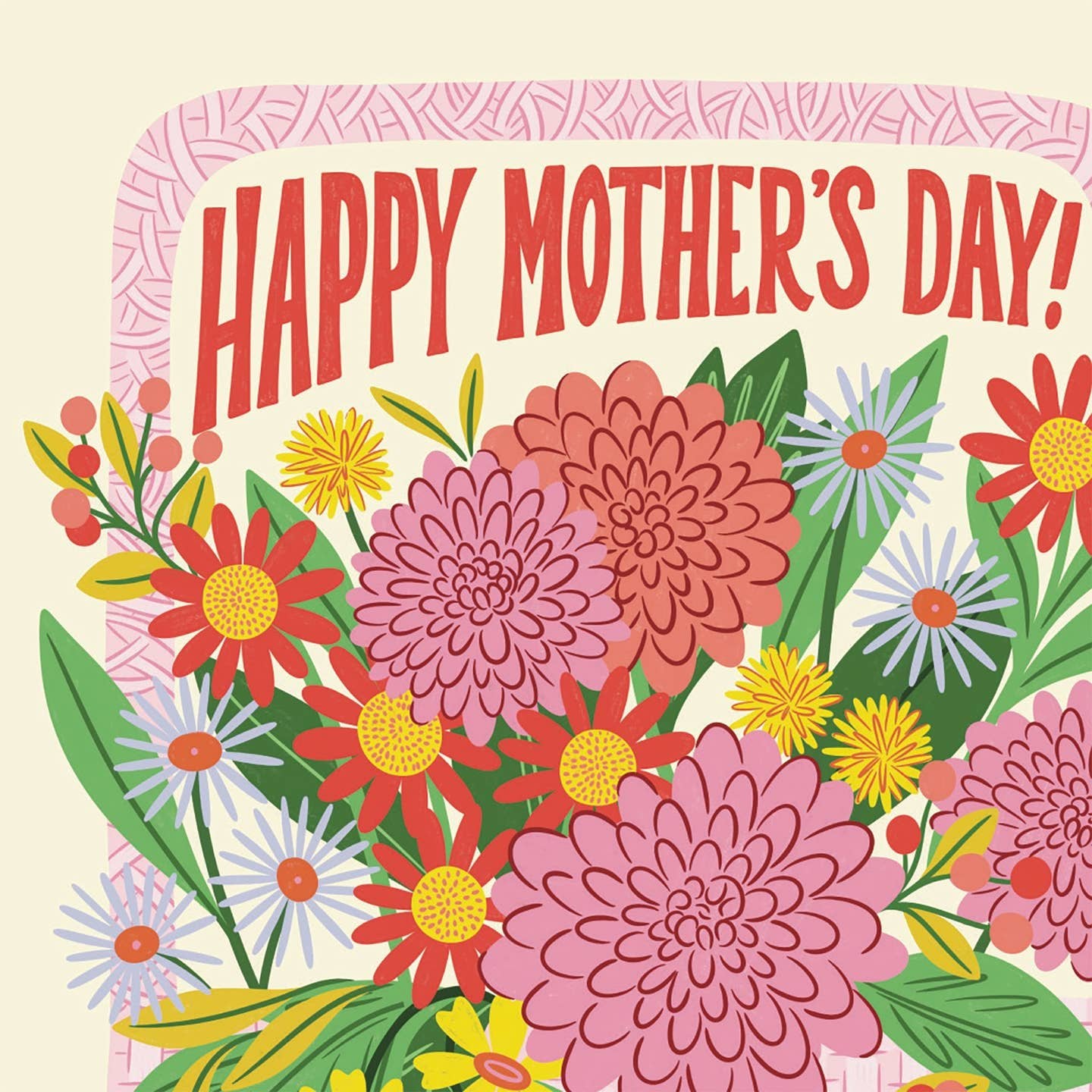 Mother's Day Floral Basket Card