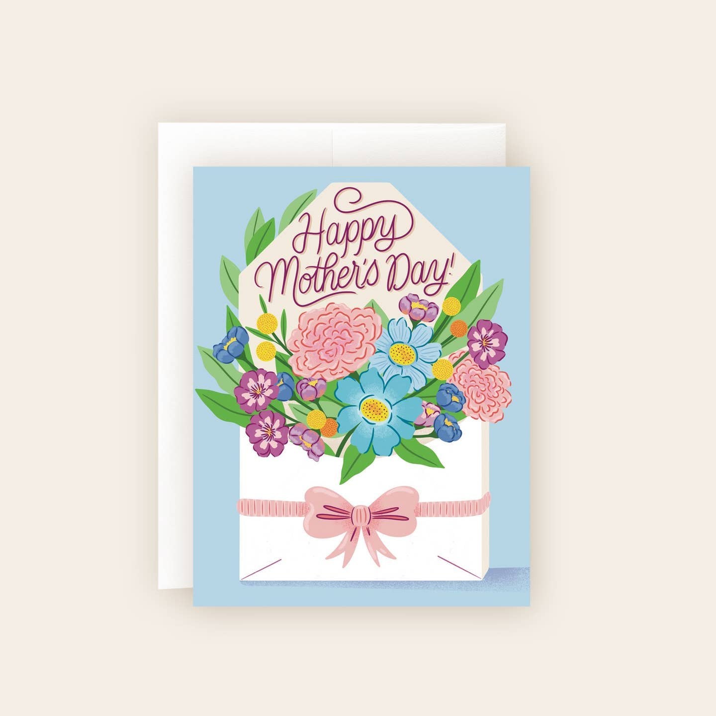 Mother's Day Floral Envelope Card