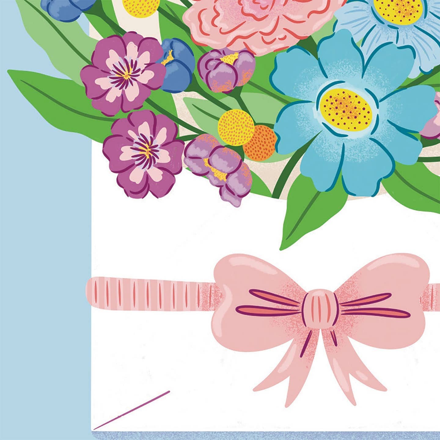 Mother's Day Floral Envelope Card