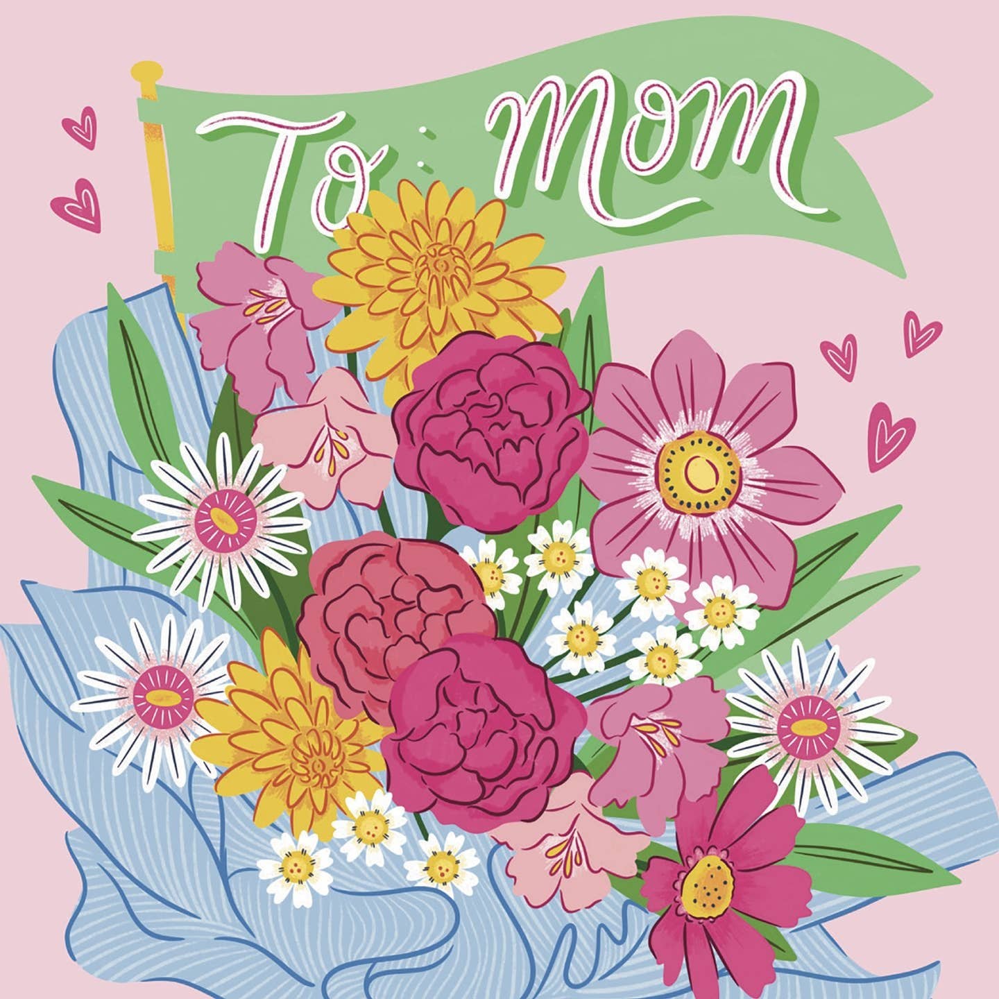 To Mom Floral Bouquet Mother's Day Card