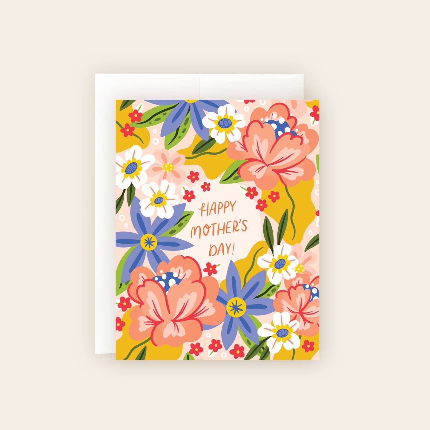 Floral Mother’s Day Bright Botanical Blooms Card
