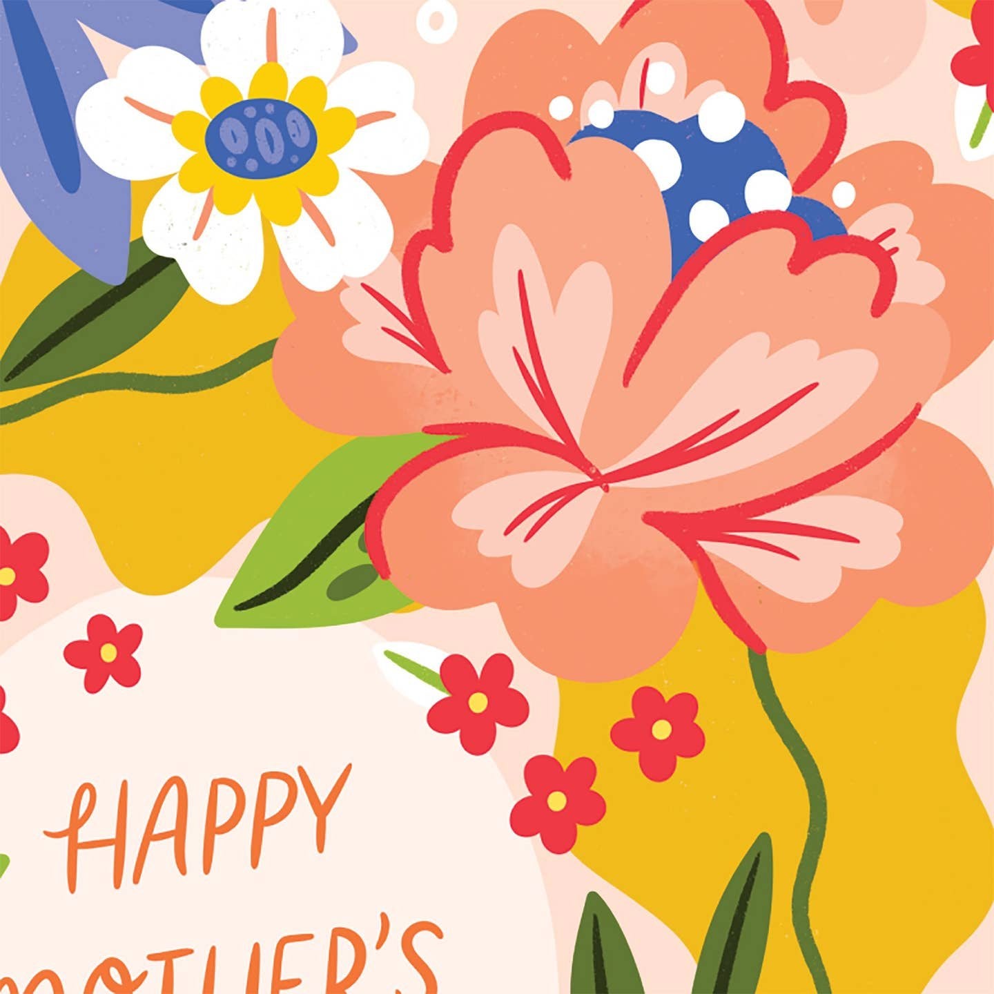 Floral Mother’s Day Bright Botanical Blooms Card