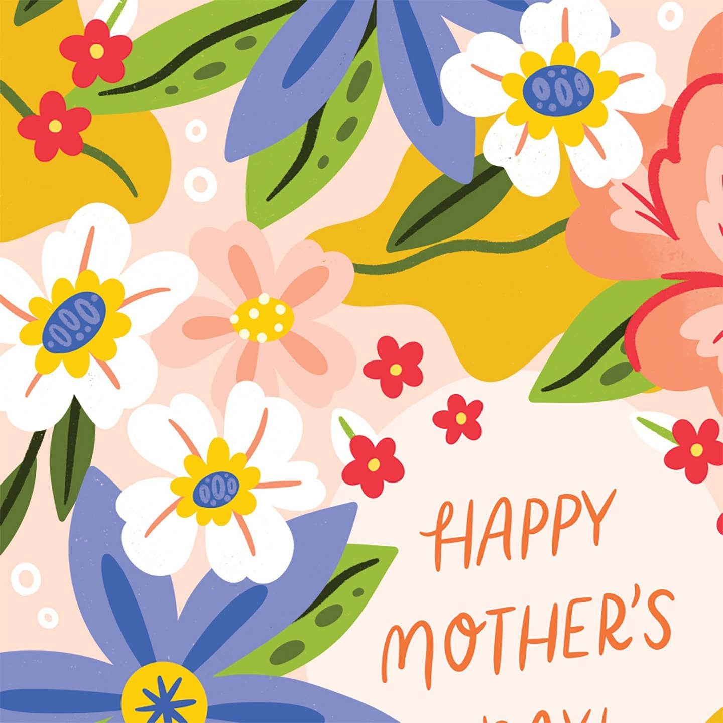 Floral Mother’s Day Bright Botanical Blooms Card