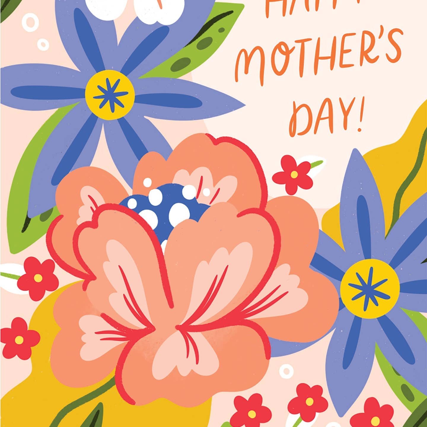 Floral Mother’s Day Bright Botanical Blooms Card