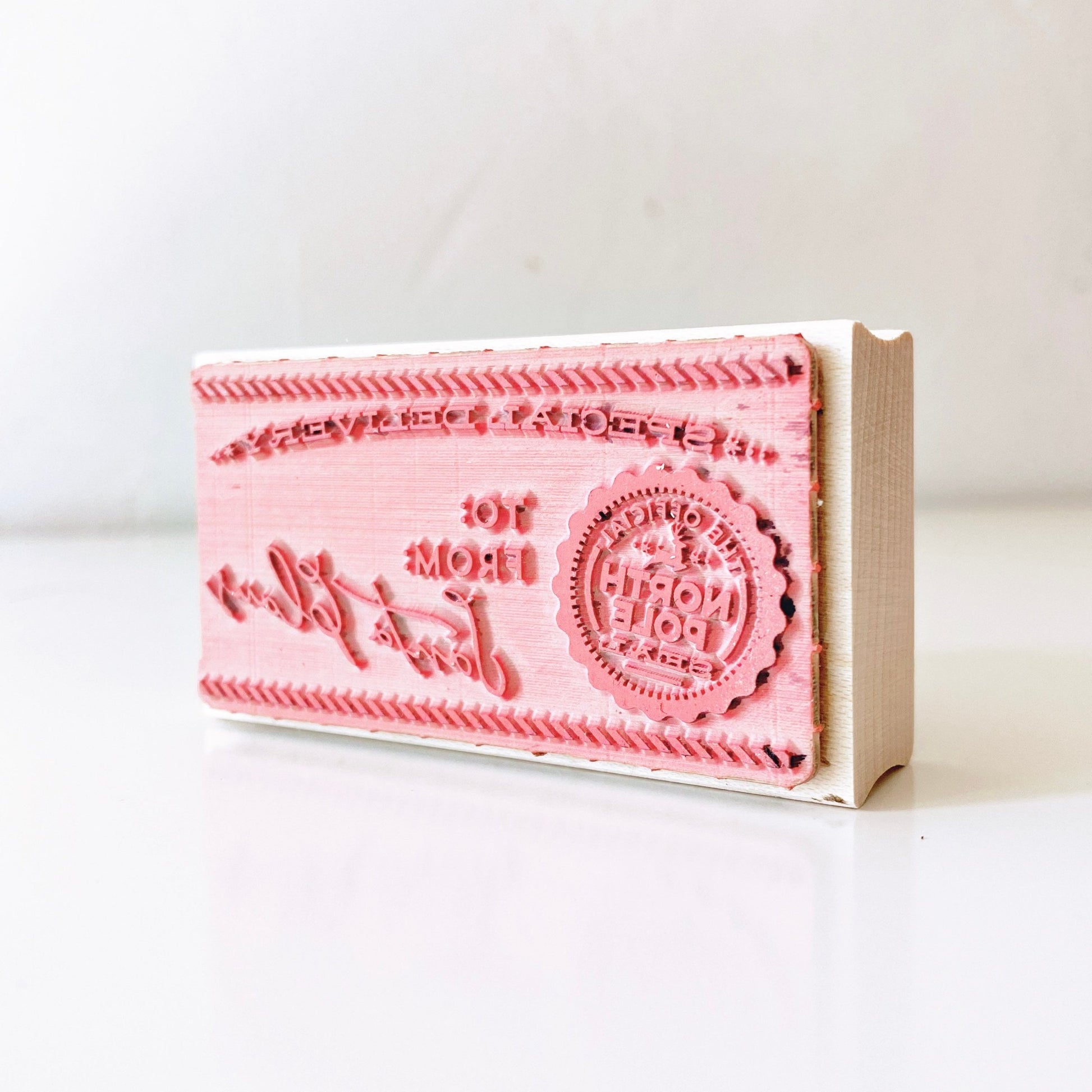 Personalized Santa Gift Tag Stamp