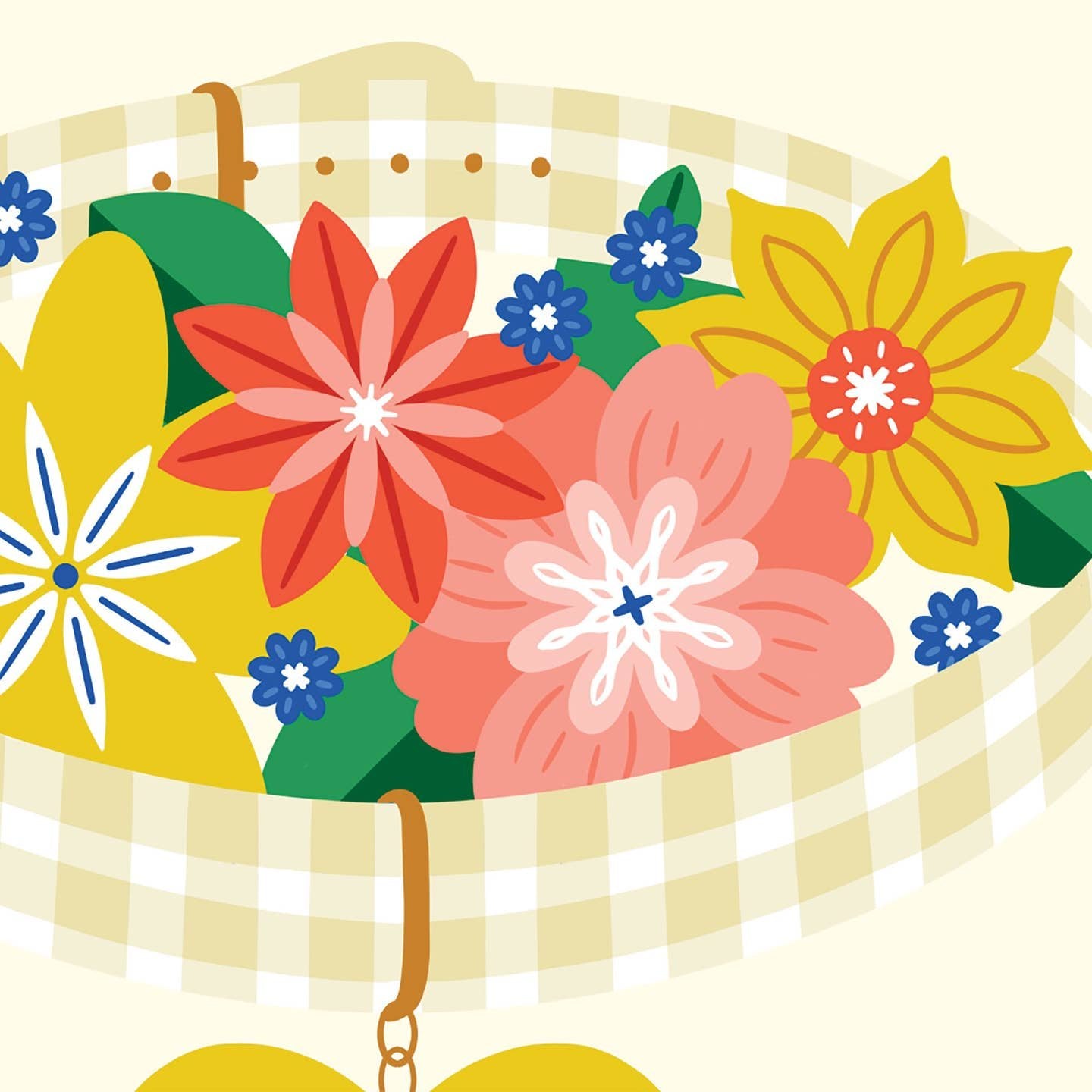 Sending Love Floral Collar Pet Sympathy Card