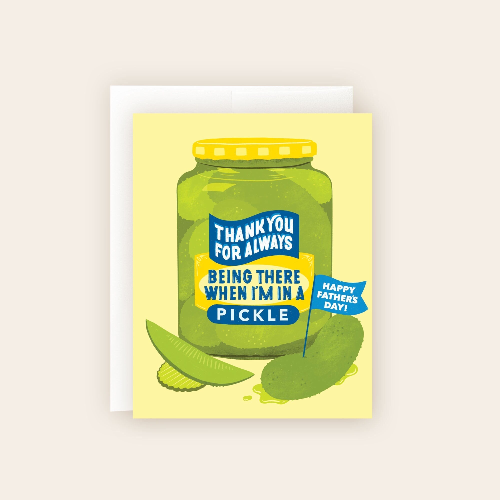In A Pickle Father's Day Card