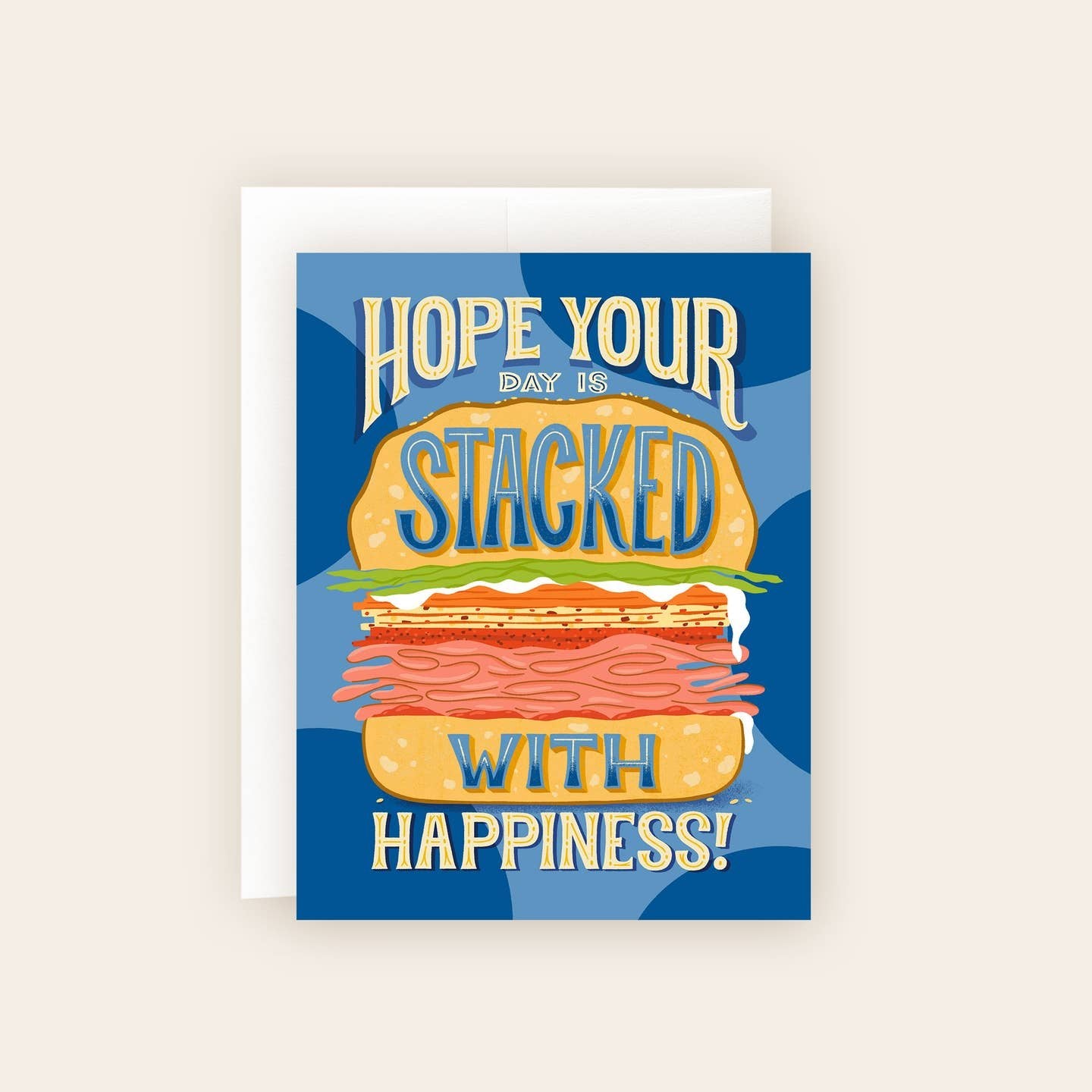 Stacked with Happiness Hero Sandwich Card