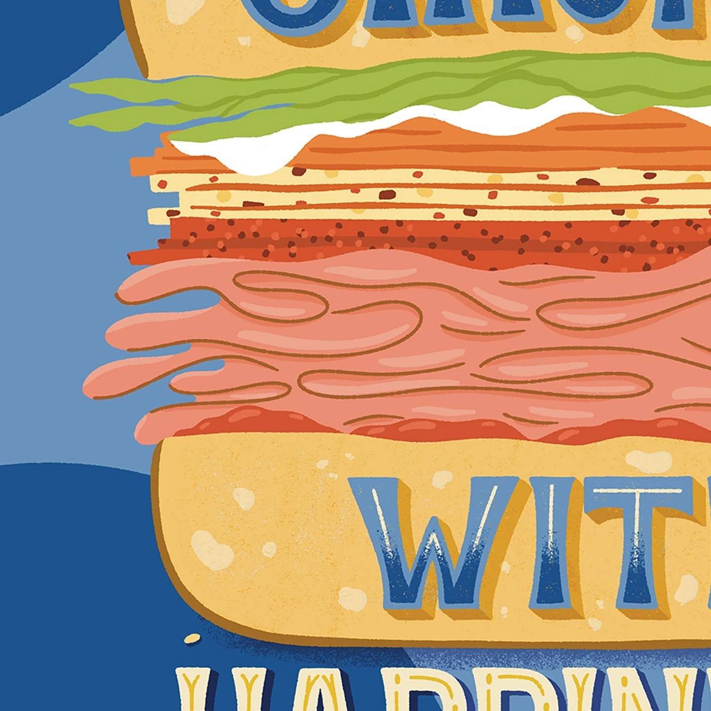 Stacked with Happiness Hero Sandwich Card