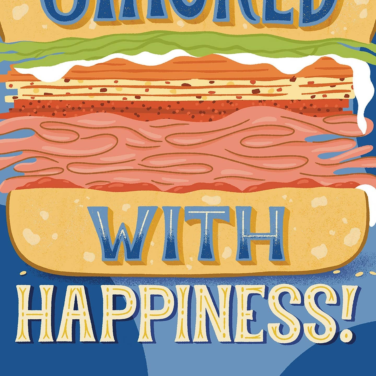 Stacked with Happiness Hero Sandwich Card
