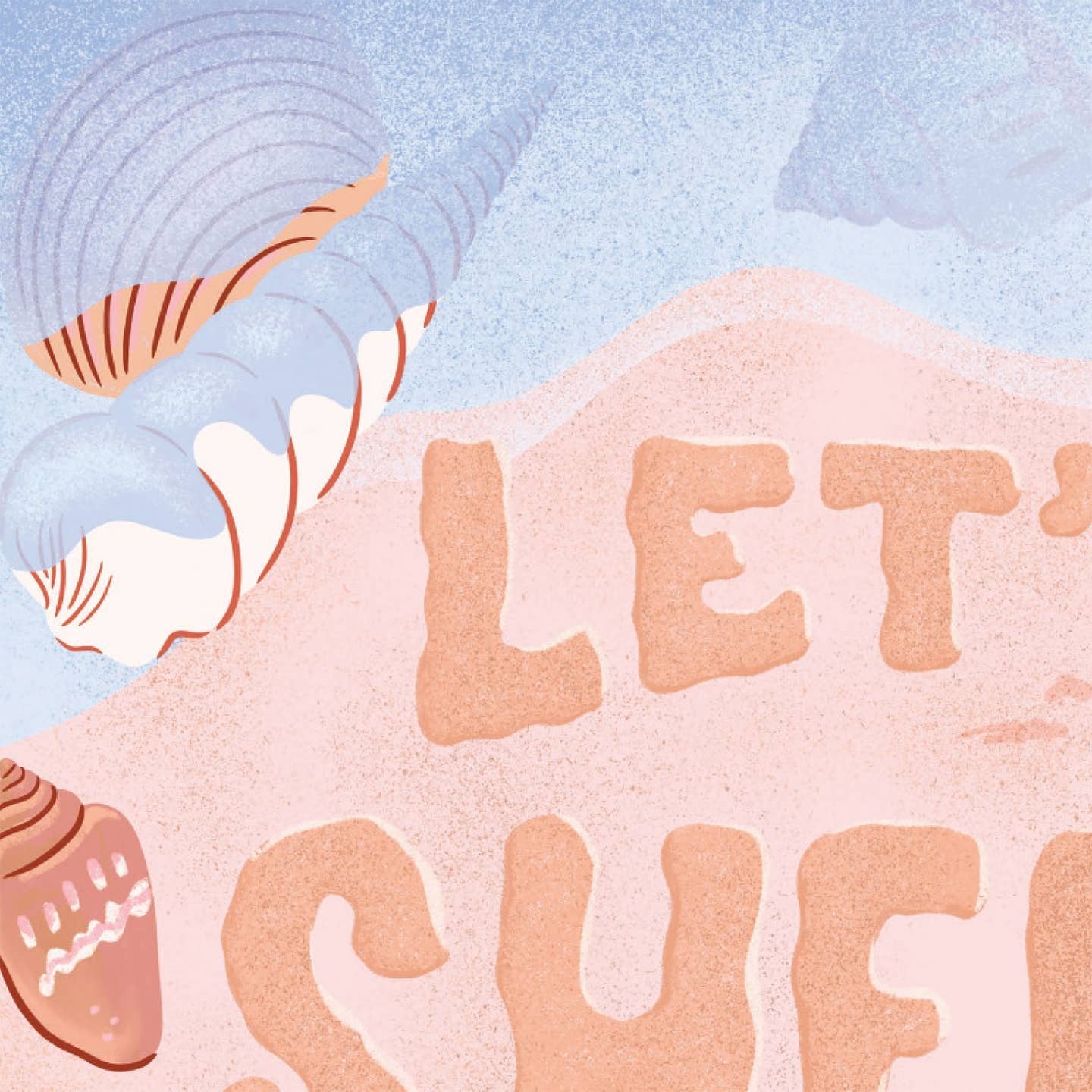 Let’s Shell-Ebrate Beach Pun Celebration Card