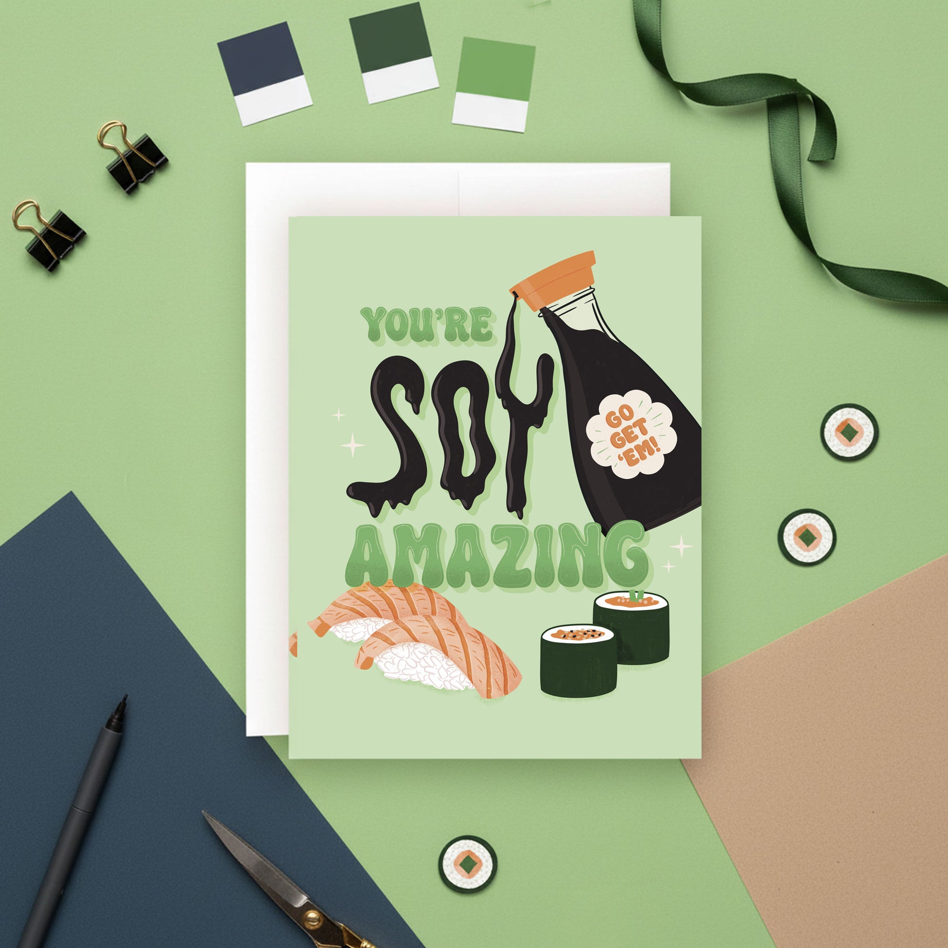 You're Soy Amazing Encouragement Card