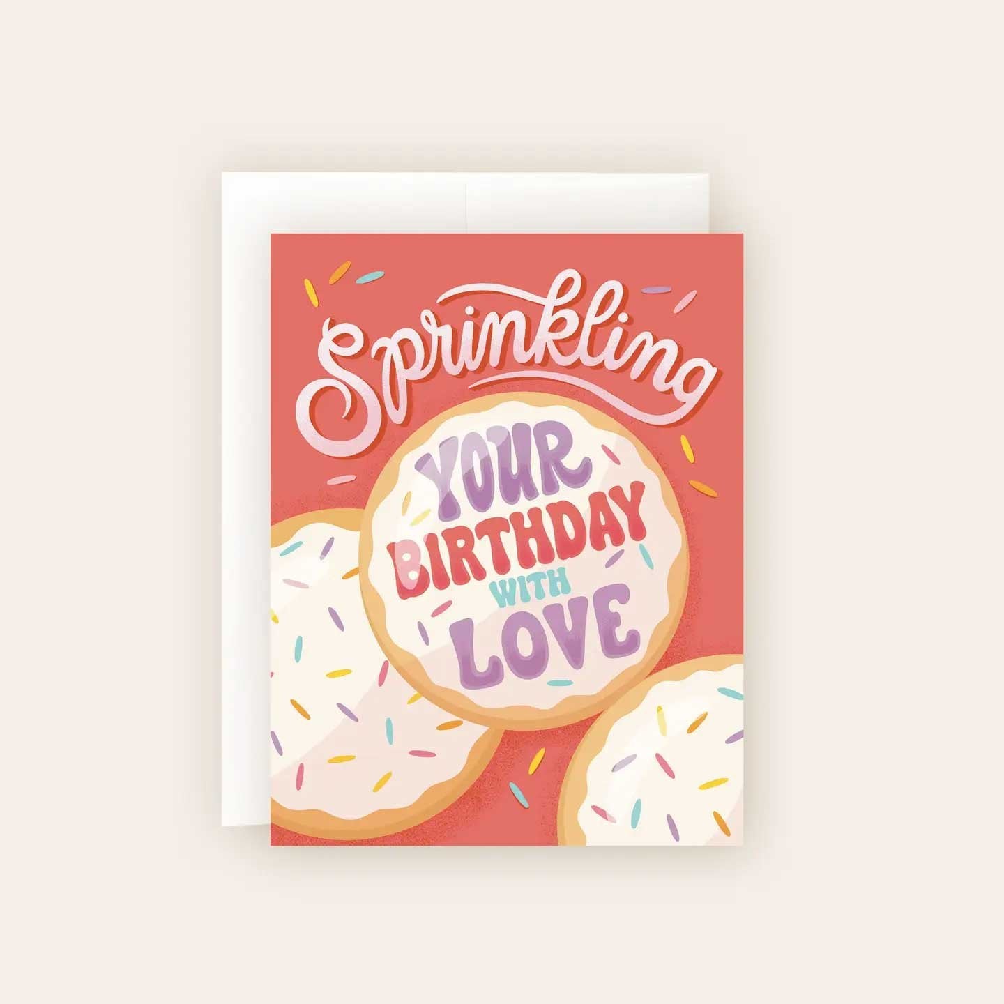 Sprinkling Love Birthday Card