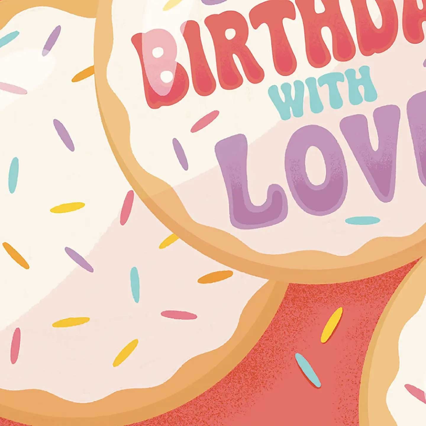 Sprinkling Love Birthday Card