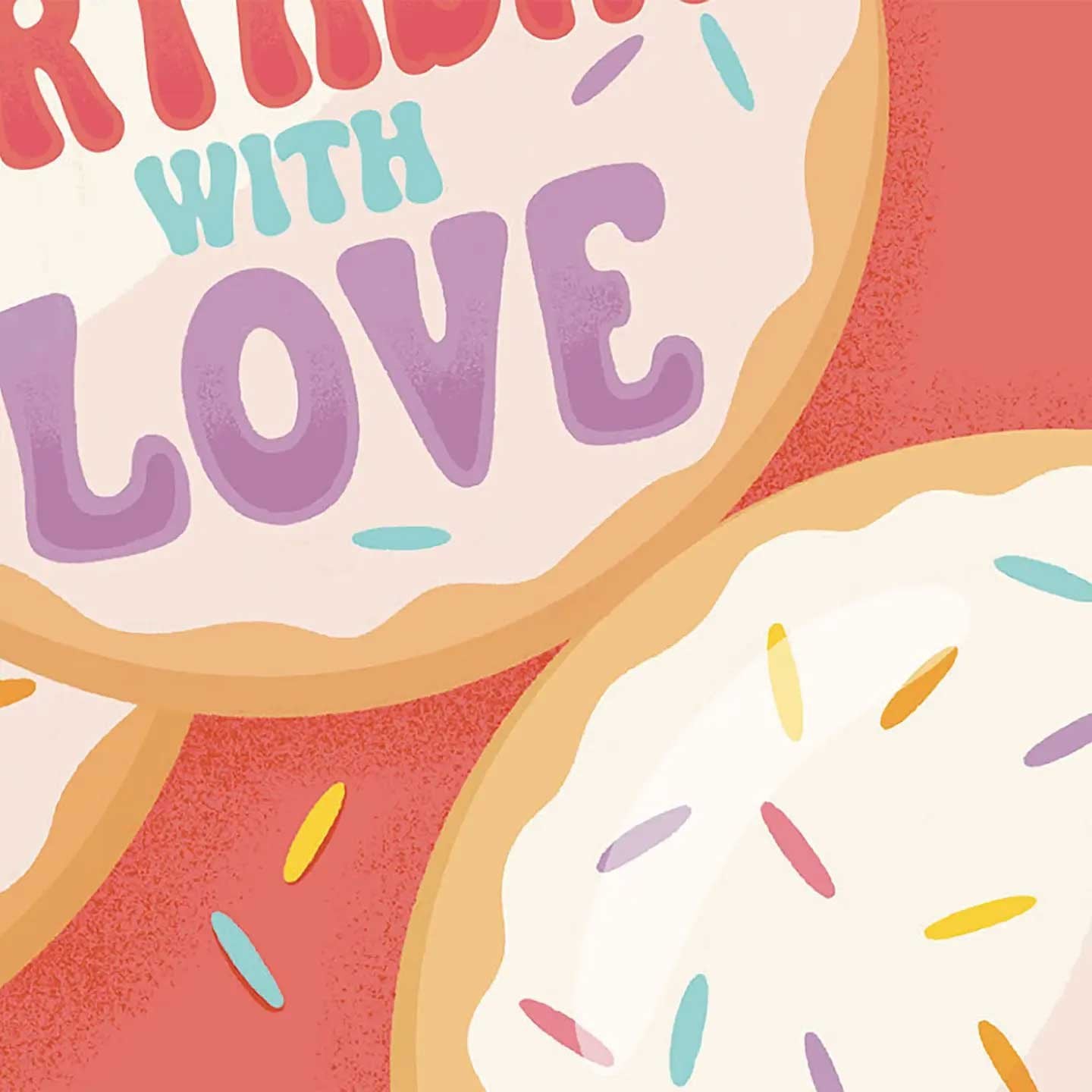 Sprinkling Love Birthday Card