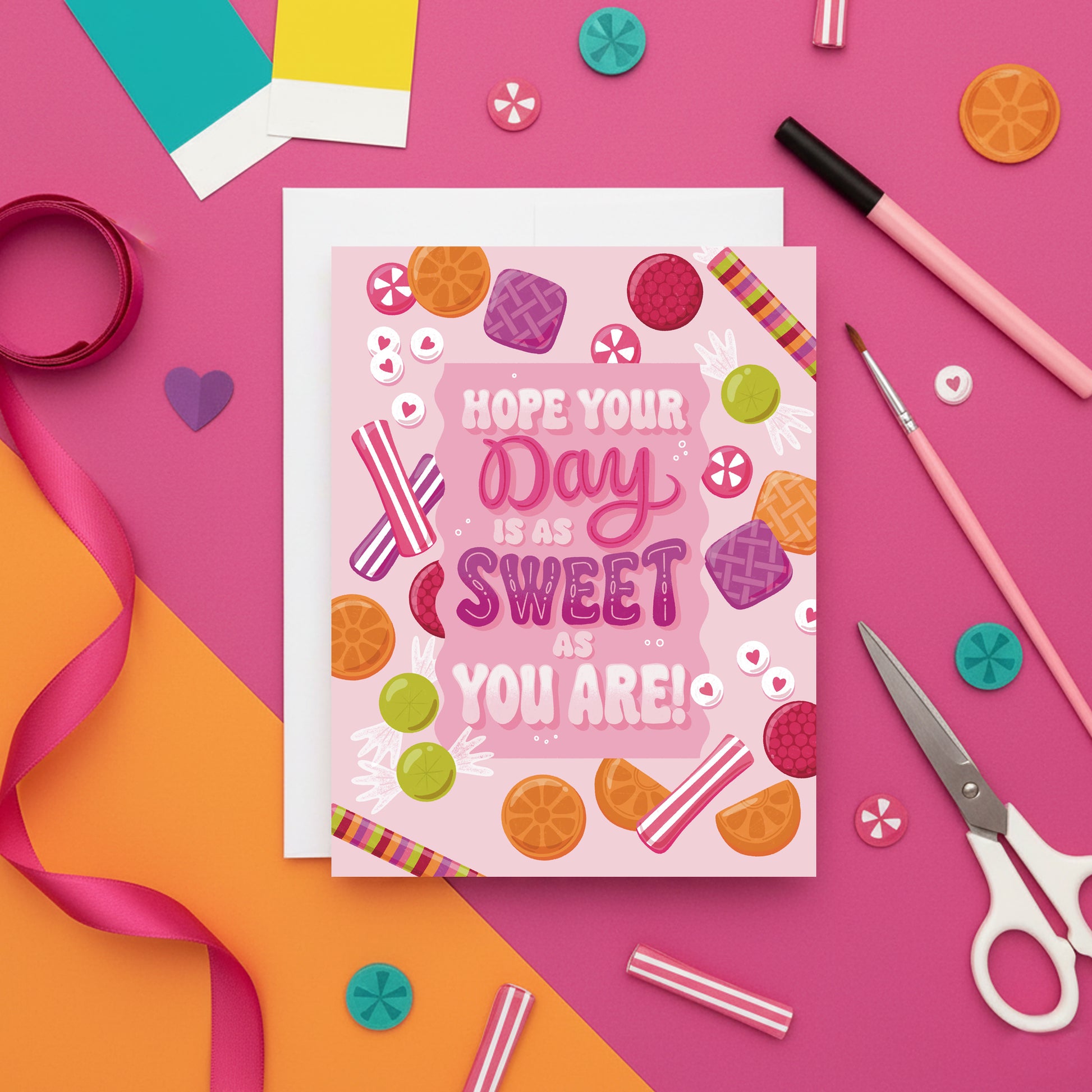 Sweet As You Are Candy Birthday Card