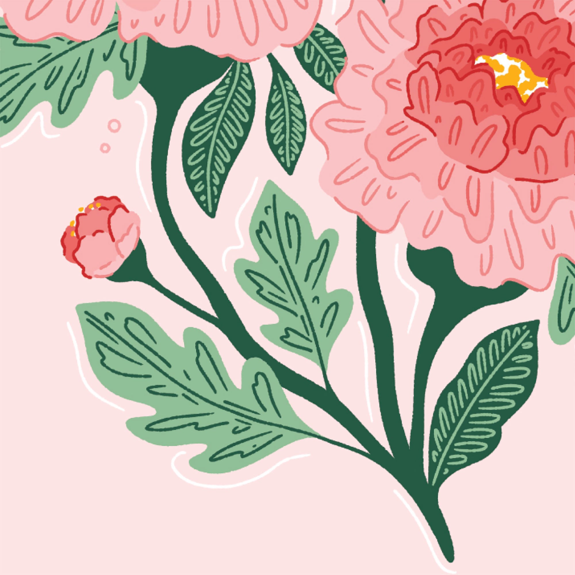Pink Flower Hug