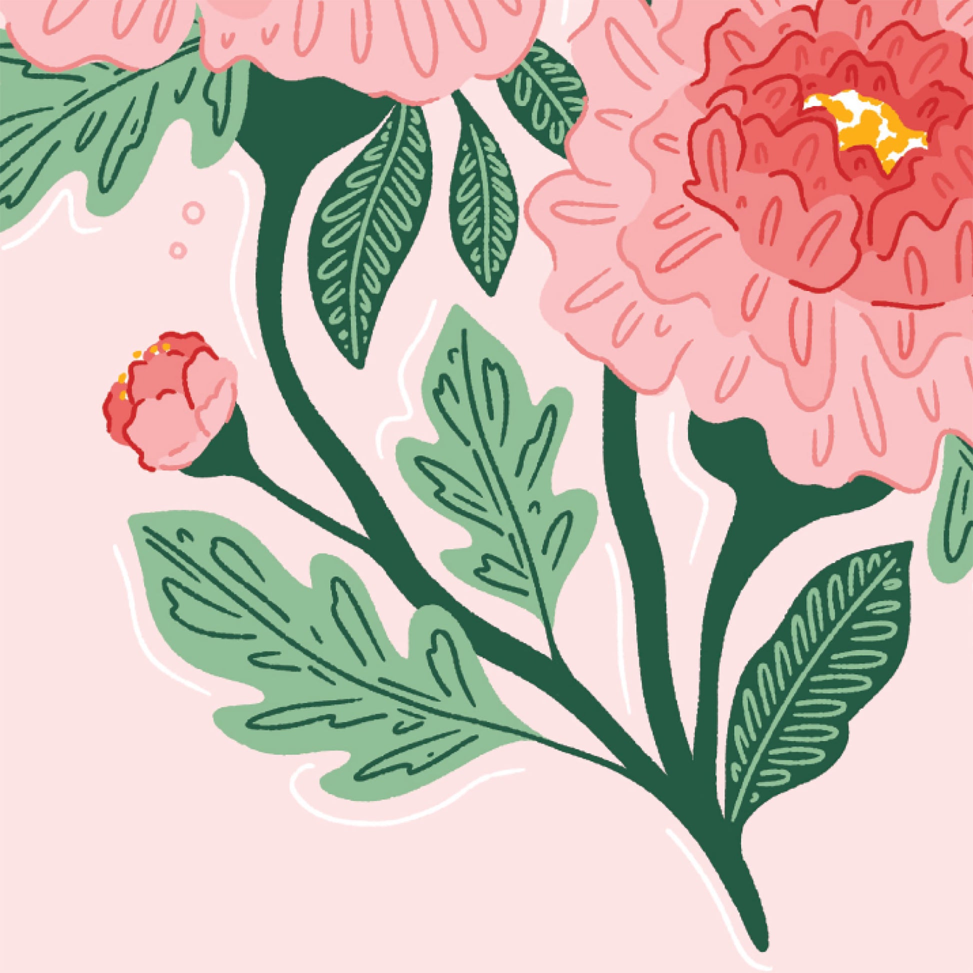 With Deepest Sympathies Elegant Floral Card