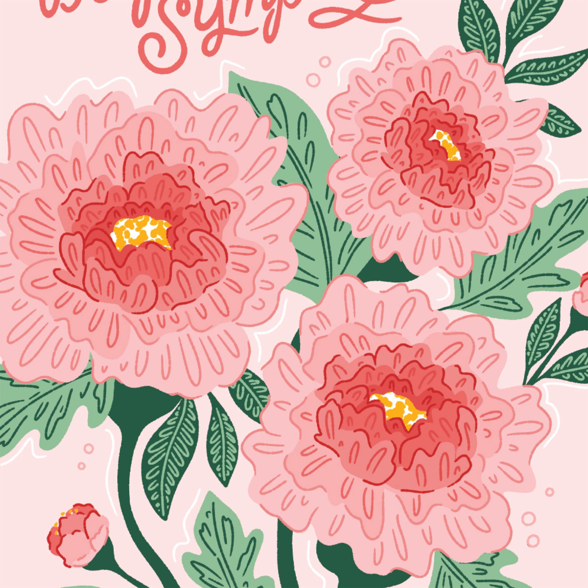 With Deepest Sympathies Elegant Floral Card