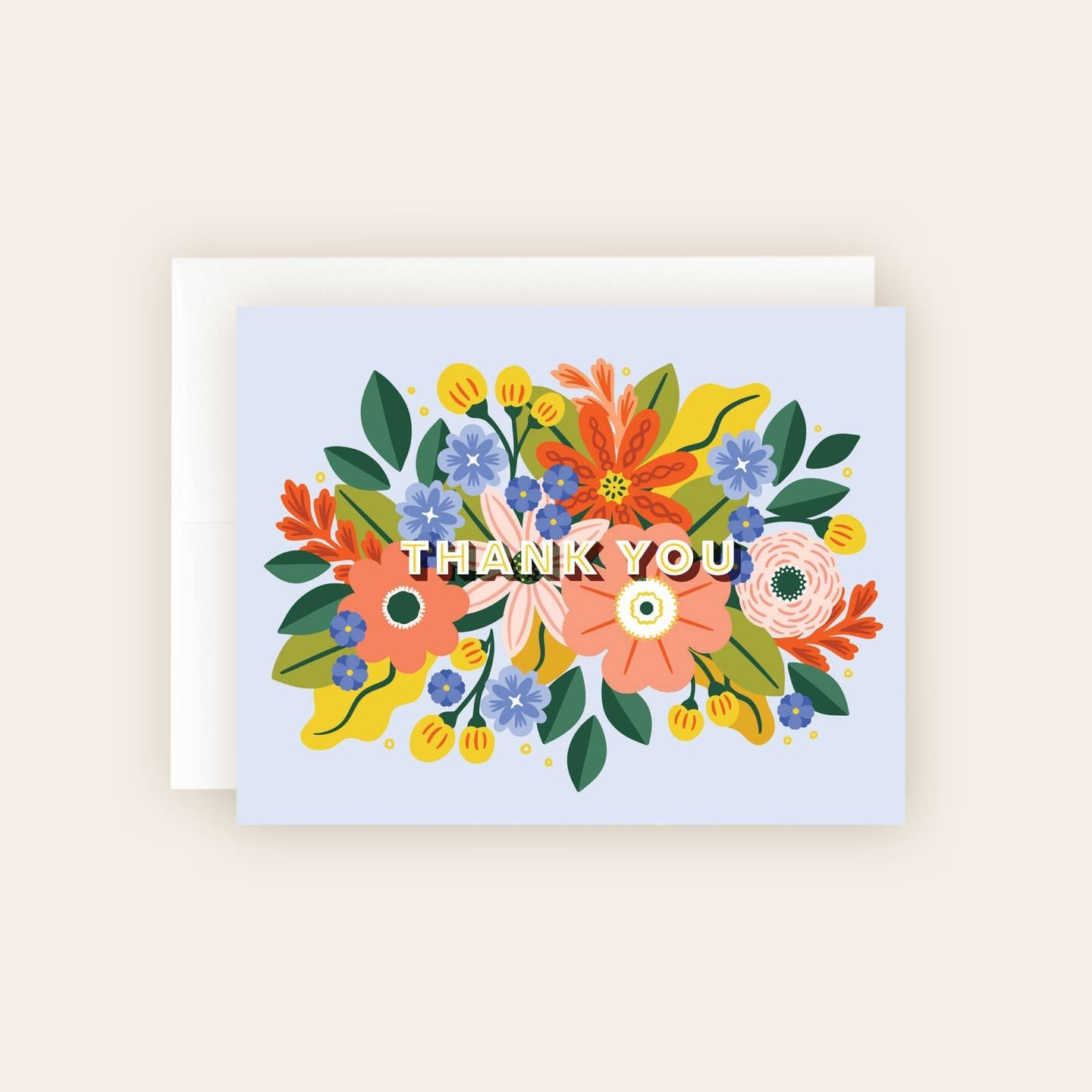 Thank you Floral Explosion Card