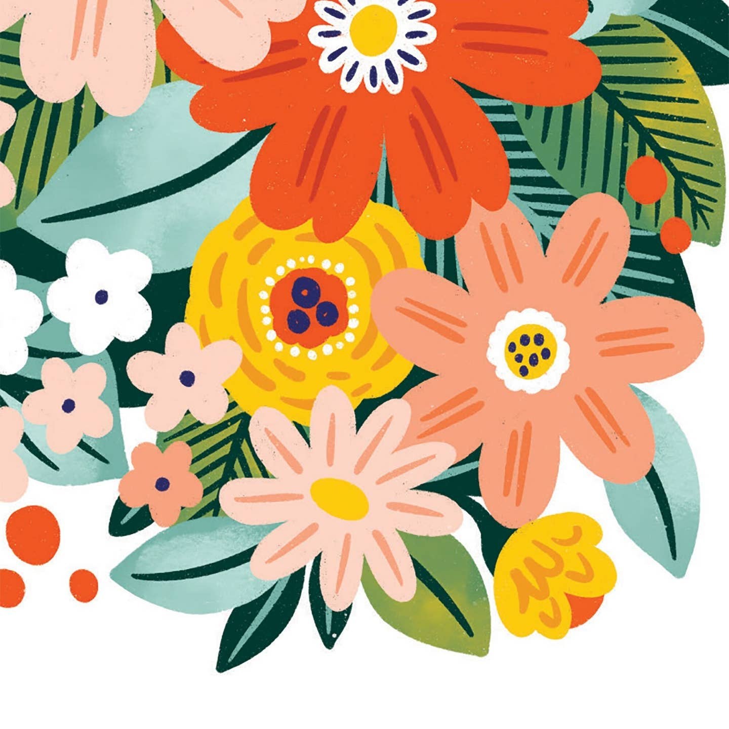 Thank You Floral Ribbon Card