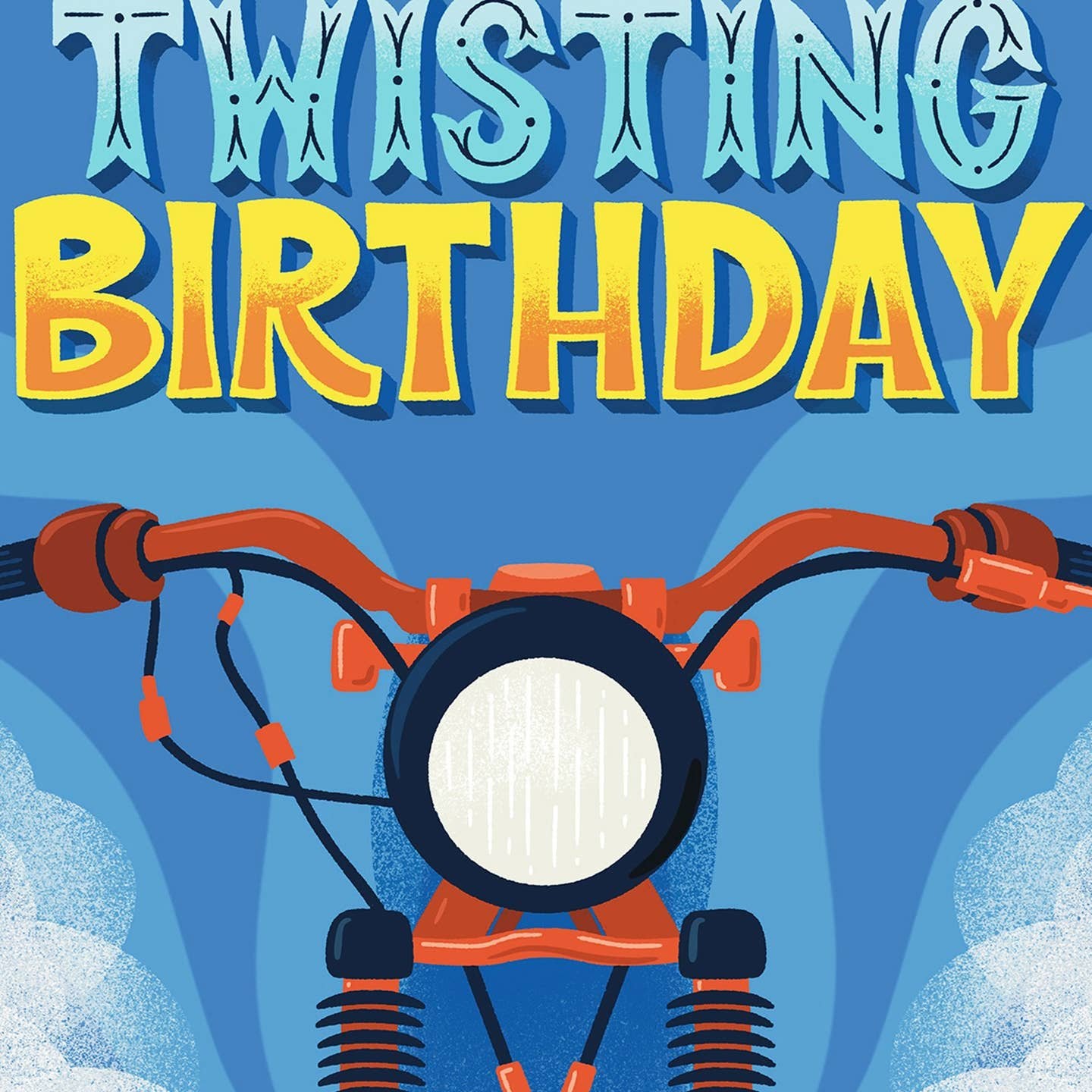 Throttle Twisting Birthday Motorcycle Card