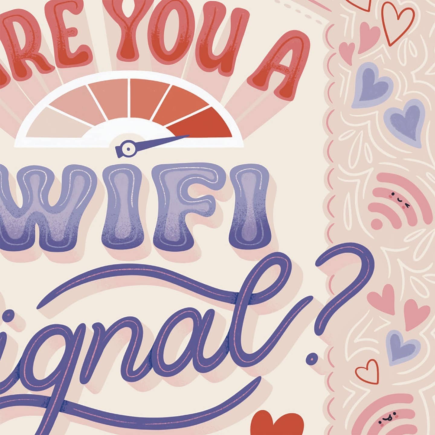 Are You A Wifi Signal Pun Love Card