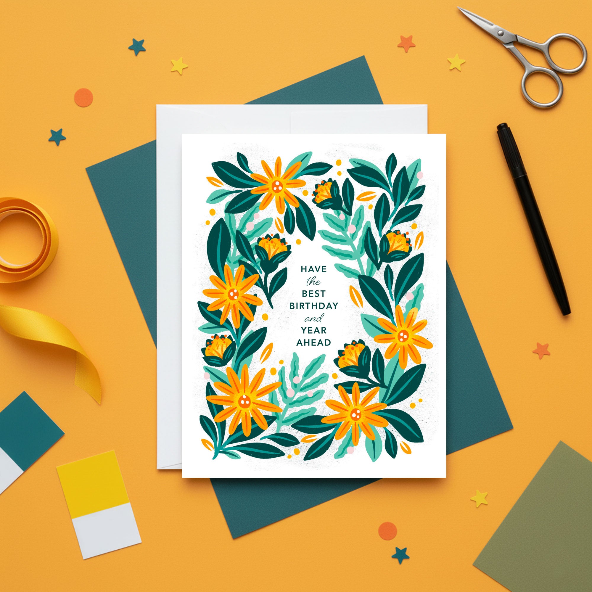 Wild and Free Birthday Wishes Card