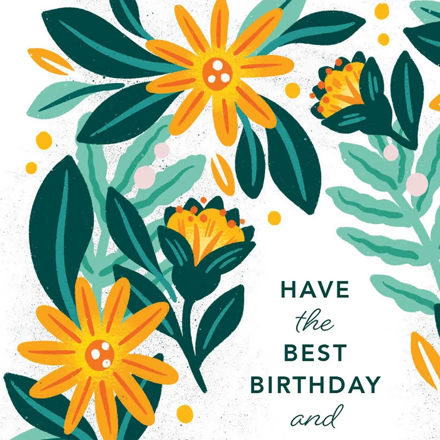 Wild and Free Birthday Wishes Card