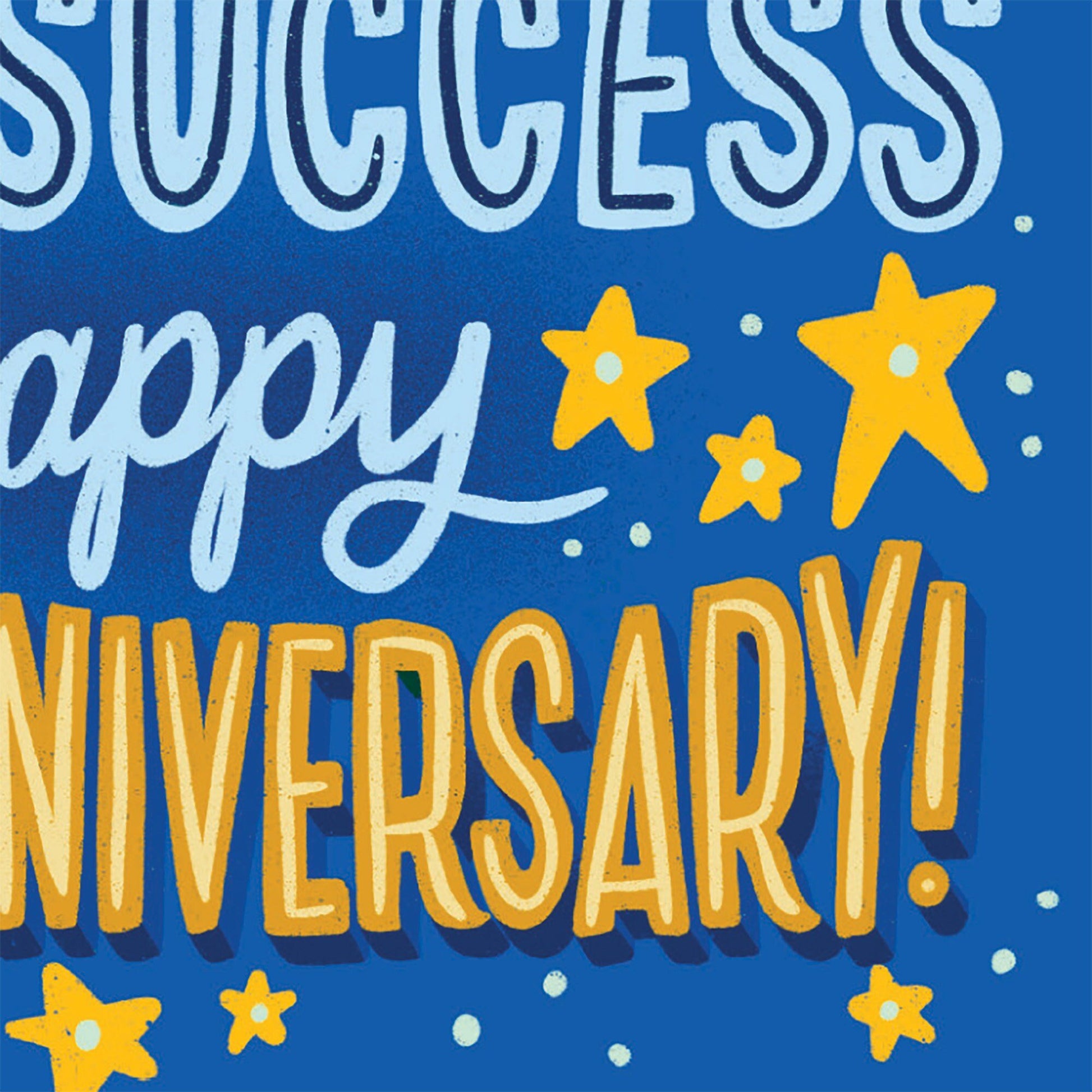 Team Work Success Anniversary Card