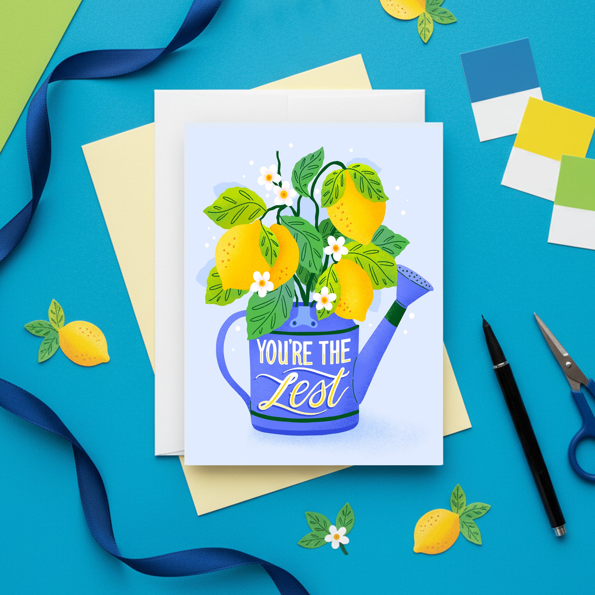 You're the Zest Lemon Pun Card